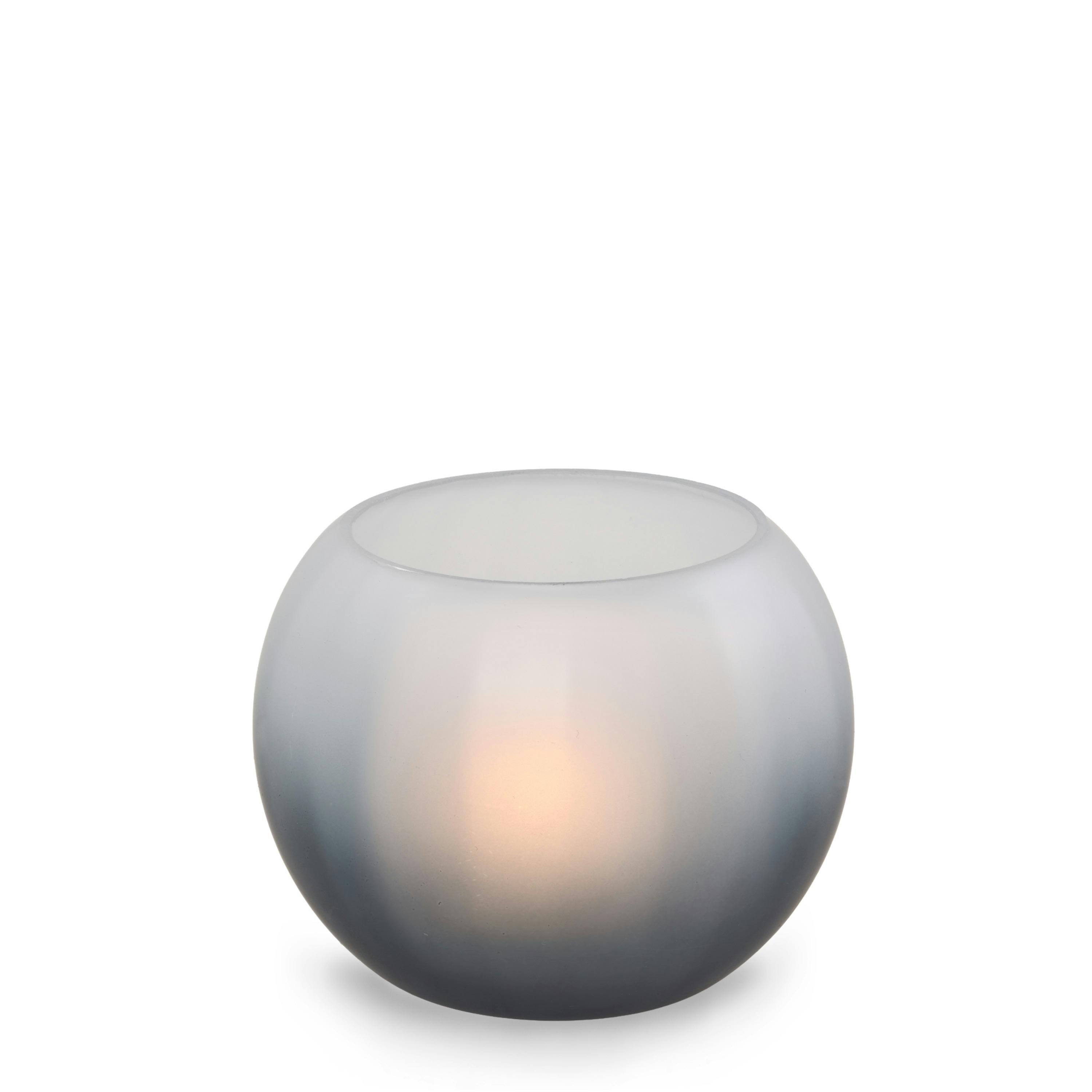 Gray Melon Tea Light Candle Holder