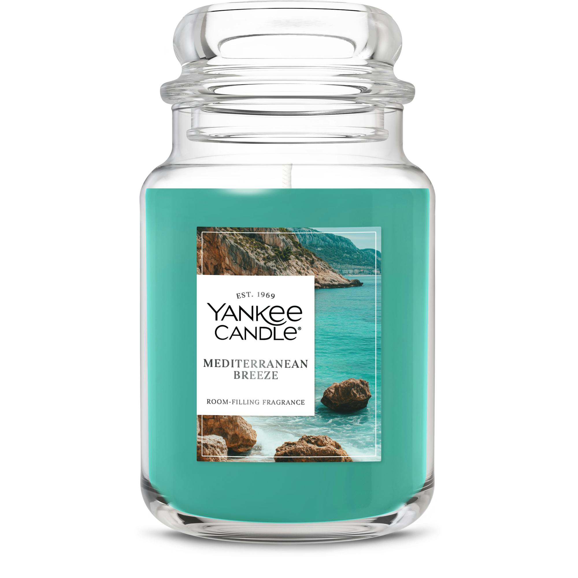 Yankee Candle Mediterranean Breeze Original Large Jar Candles, 22 oz In Green