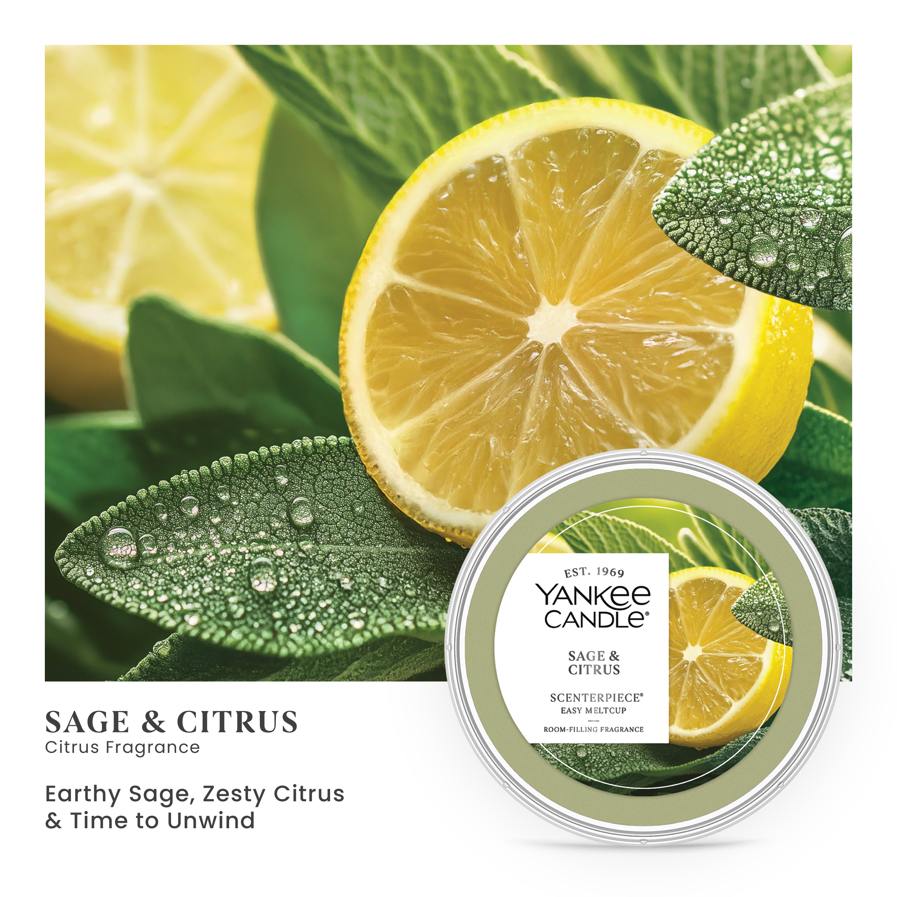 Yankee Candle Easy MeltCup Sage & Citrus - Thumbnail 3