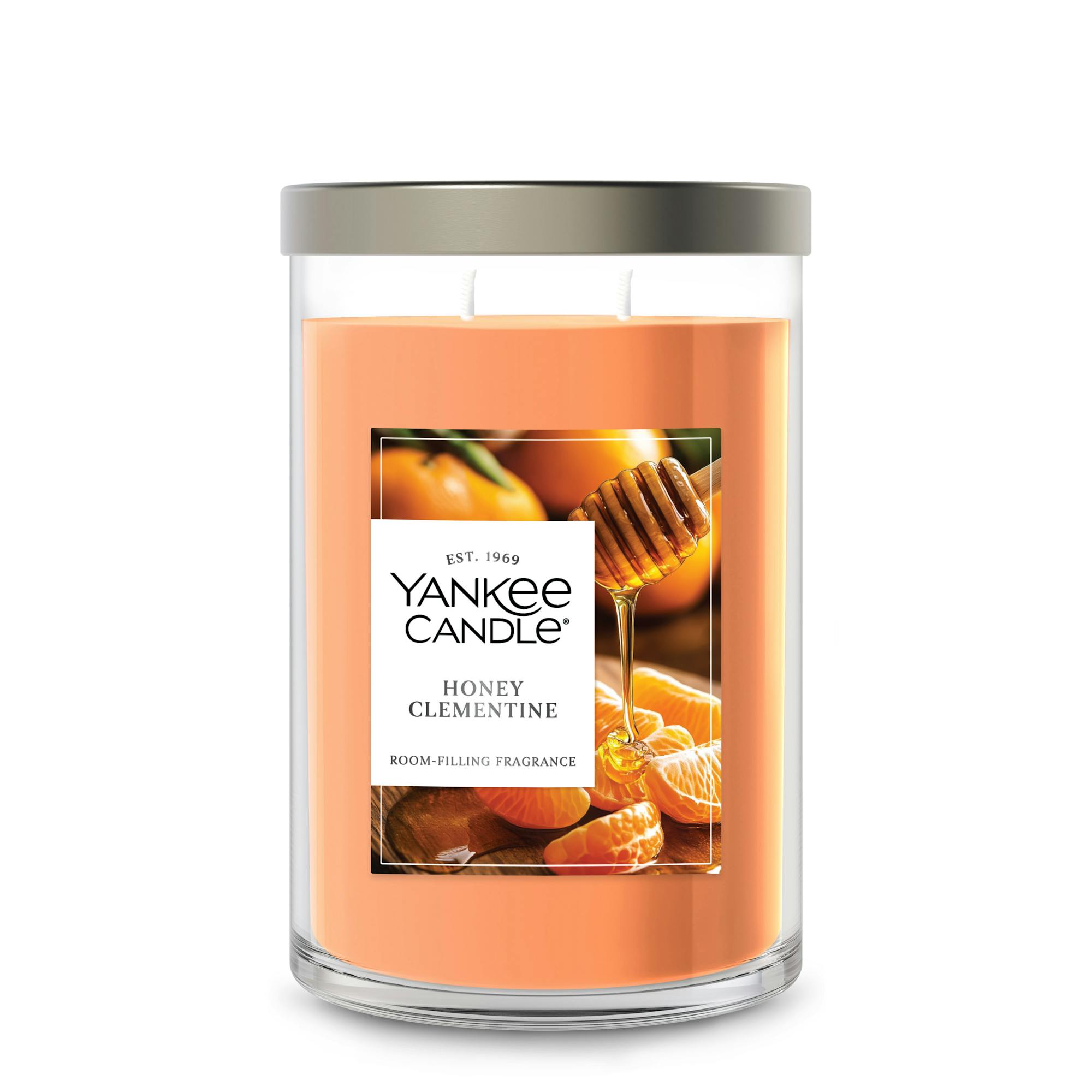 Yankee Candle Honey Clementine Large Tumbler Candle, 20 oz In Orange