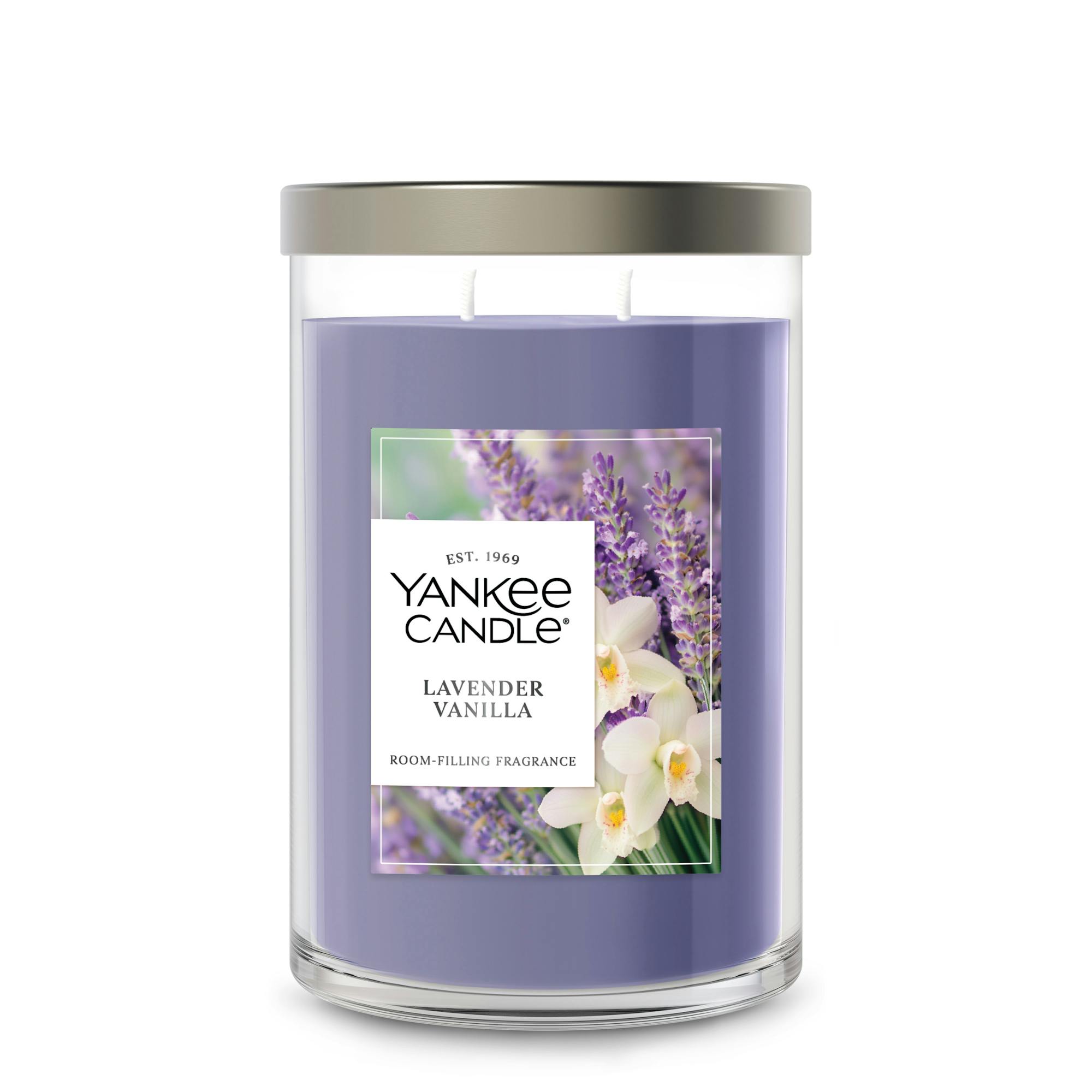 Yankee Candle Lavender Vanilla Large Tumbler Candles, 20 oz In Purple