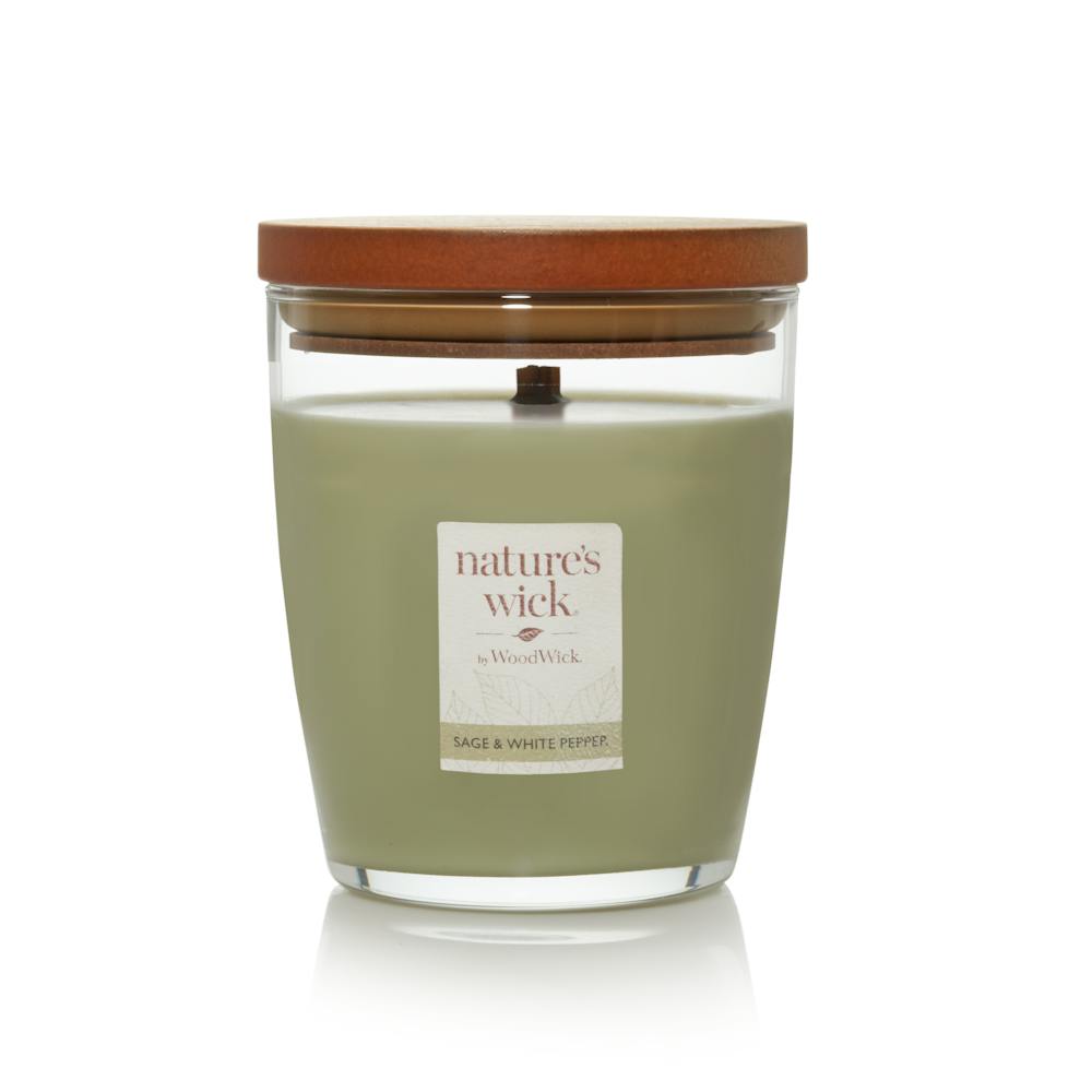 Sage & White Pepper Nature's Wick Medium Candle - Medium Candles 