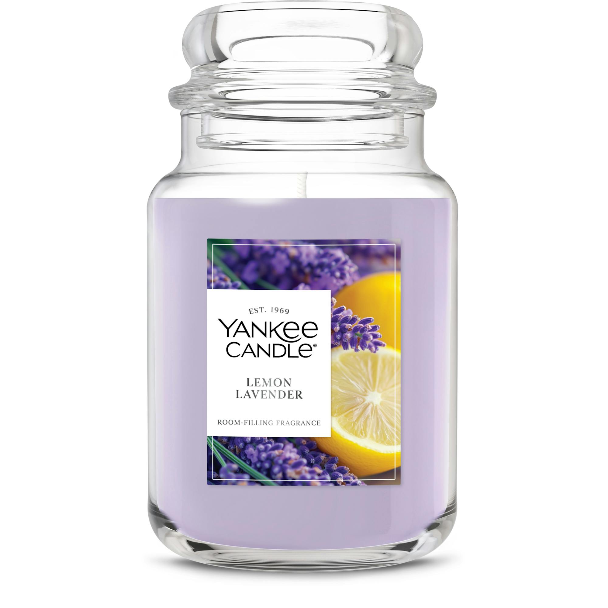 Yankee Candle Lemon Lavender Original Large Jar Candles, 22 oz In Purple