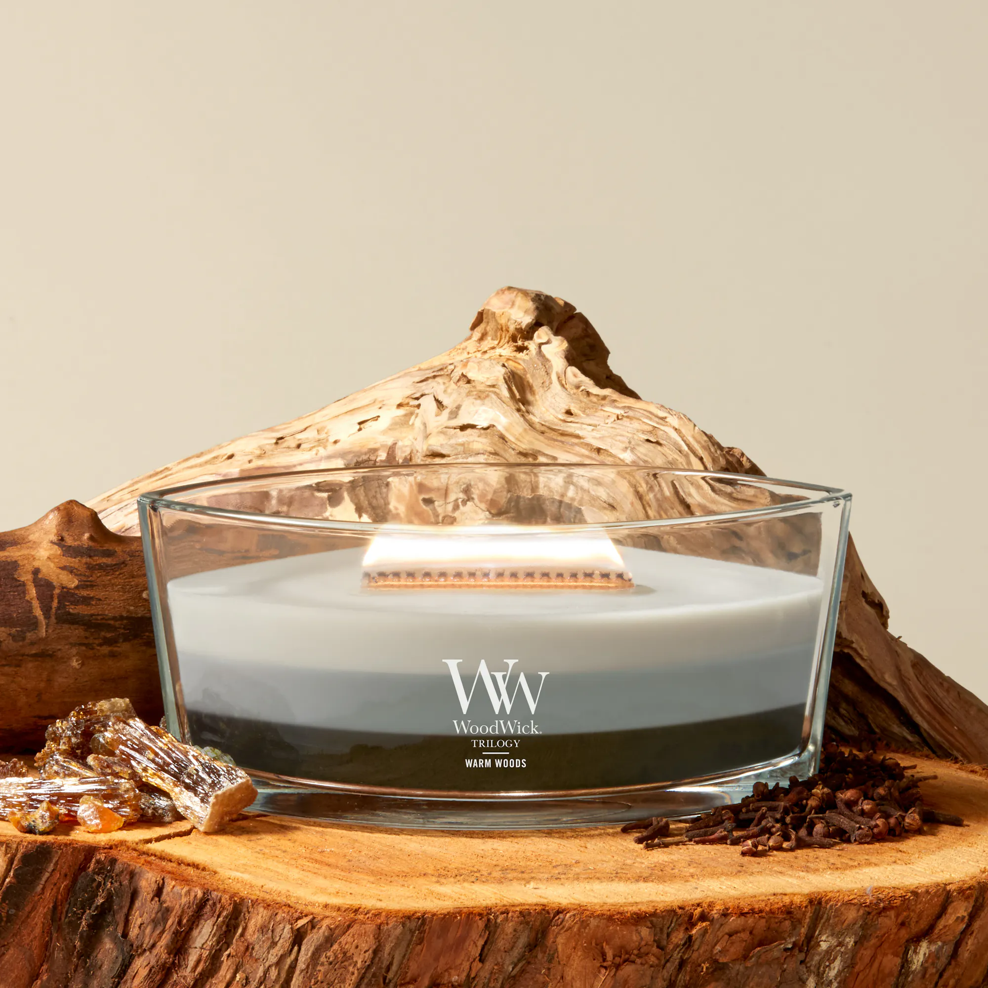 Warm Woods Trilogy WoodWick® Ellipse Trilogy Candle - Ellipse 