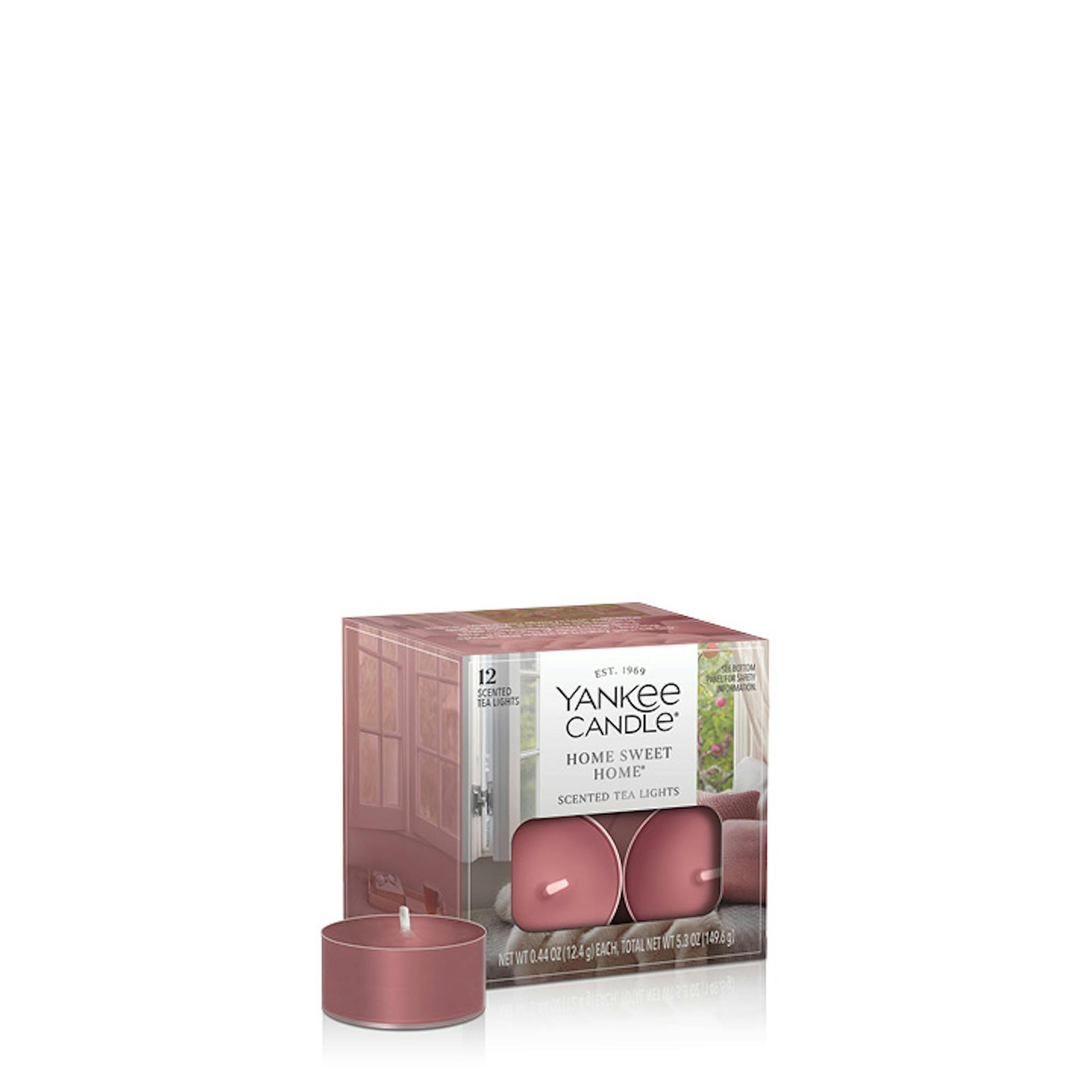 Yankee Candle Home Sweet Home Tea Light Candles, 0.44 oz Each