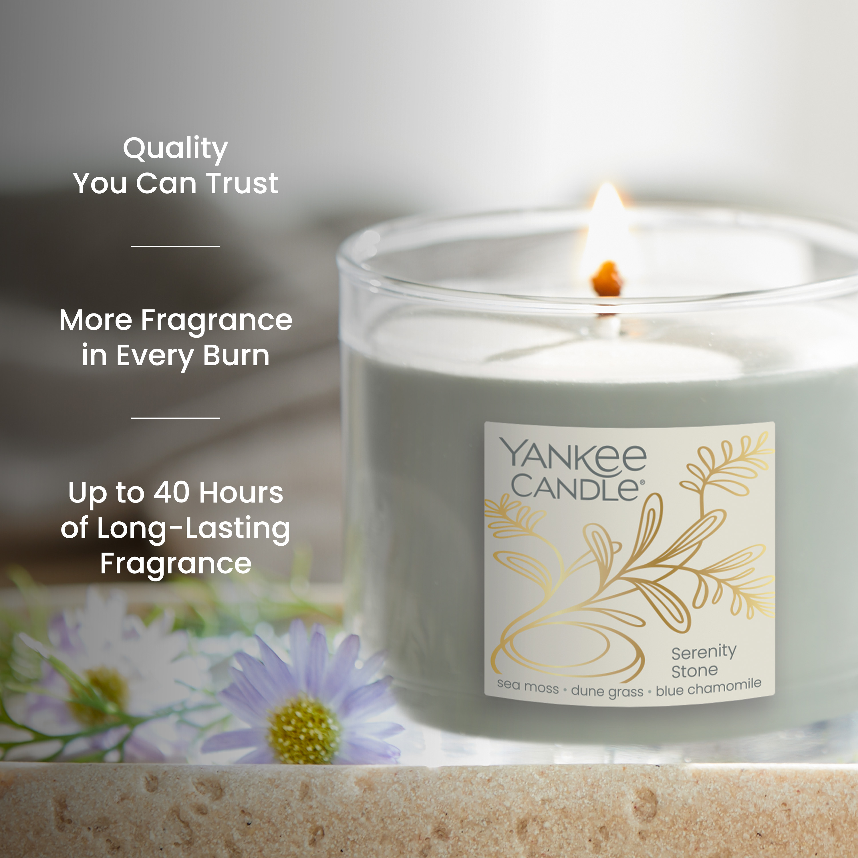 Serenity Stone Small Tumbler Candle - Thumbnail 5