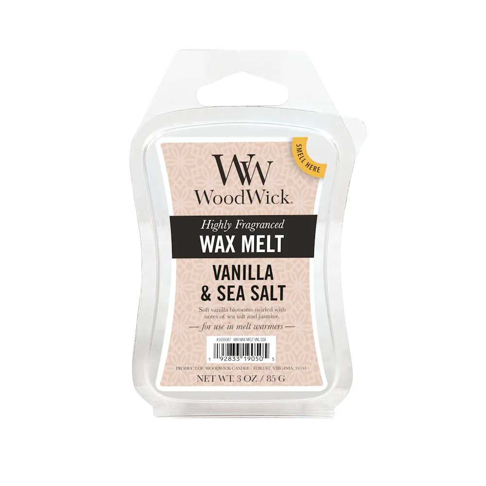 Vanilla & Sea Salt WoodWick® Wax Melts 6-Packs - Wax Melts