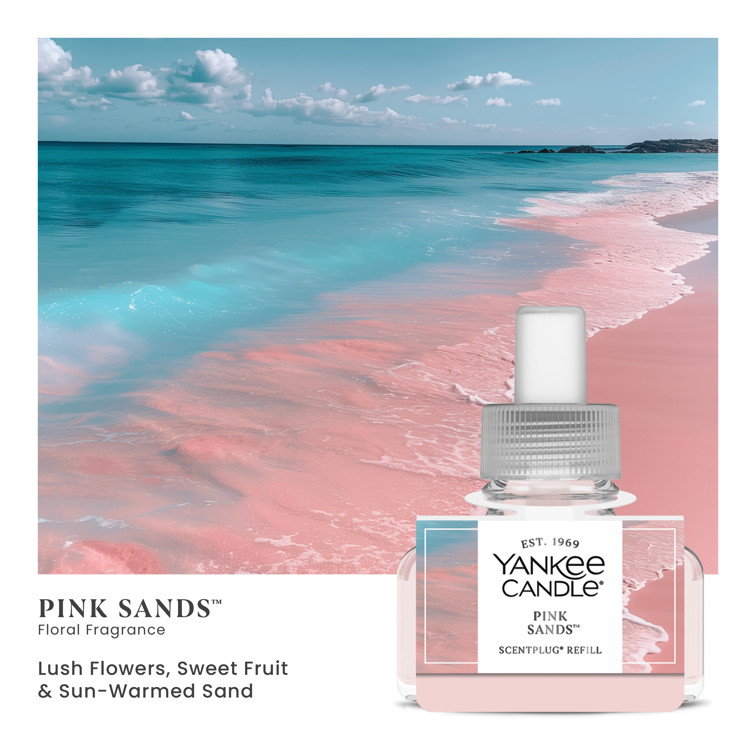 Yankee Candle ScentPlug Refill in Pink Sands
