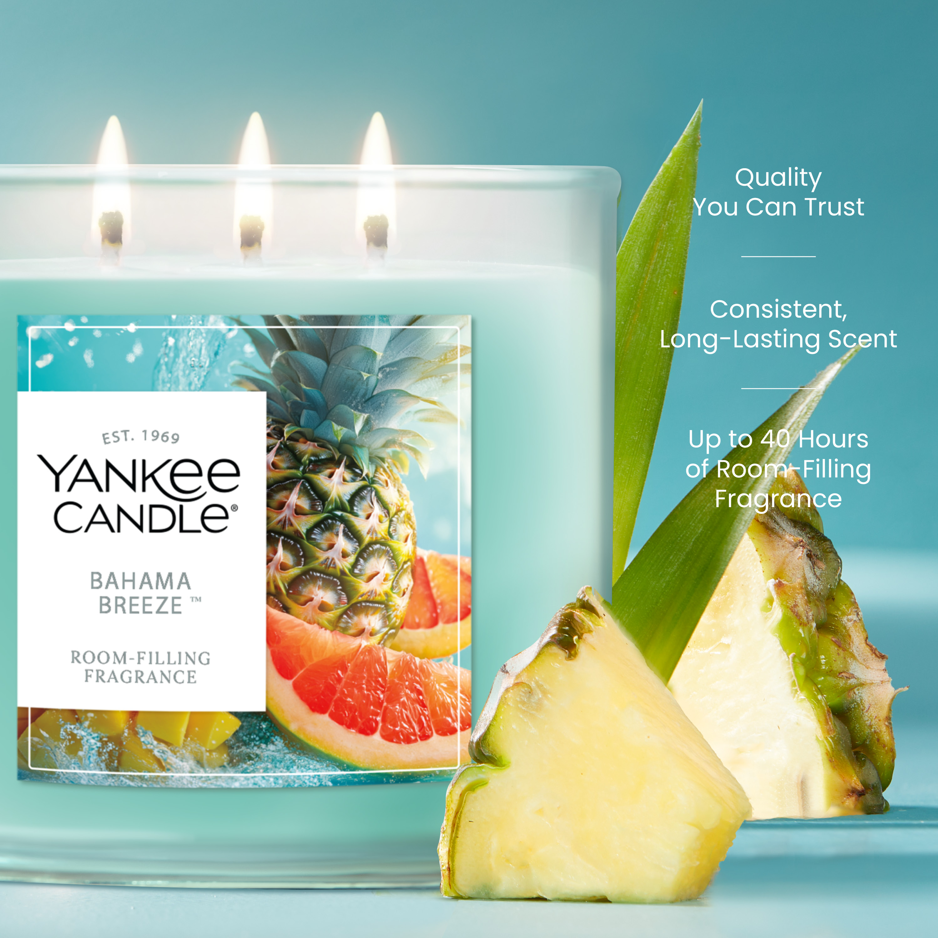 Bahama Breeze 3-Wick Candle - Thumbnail 2