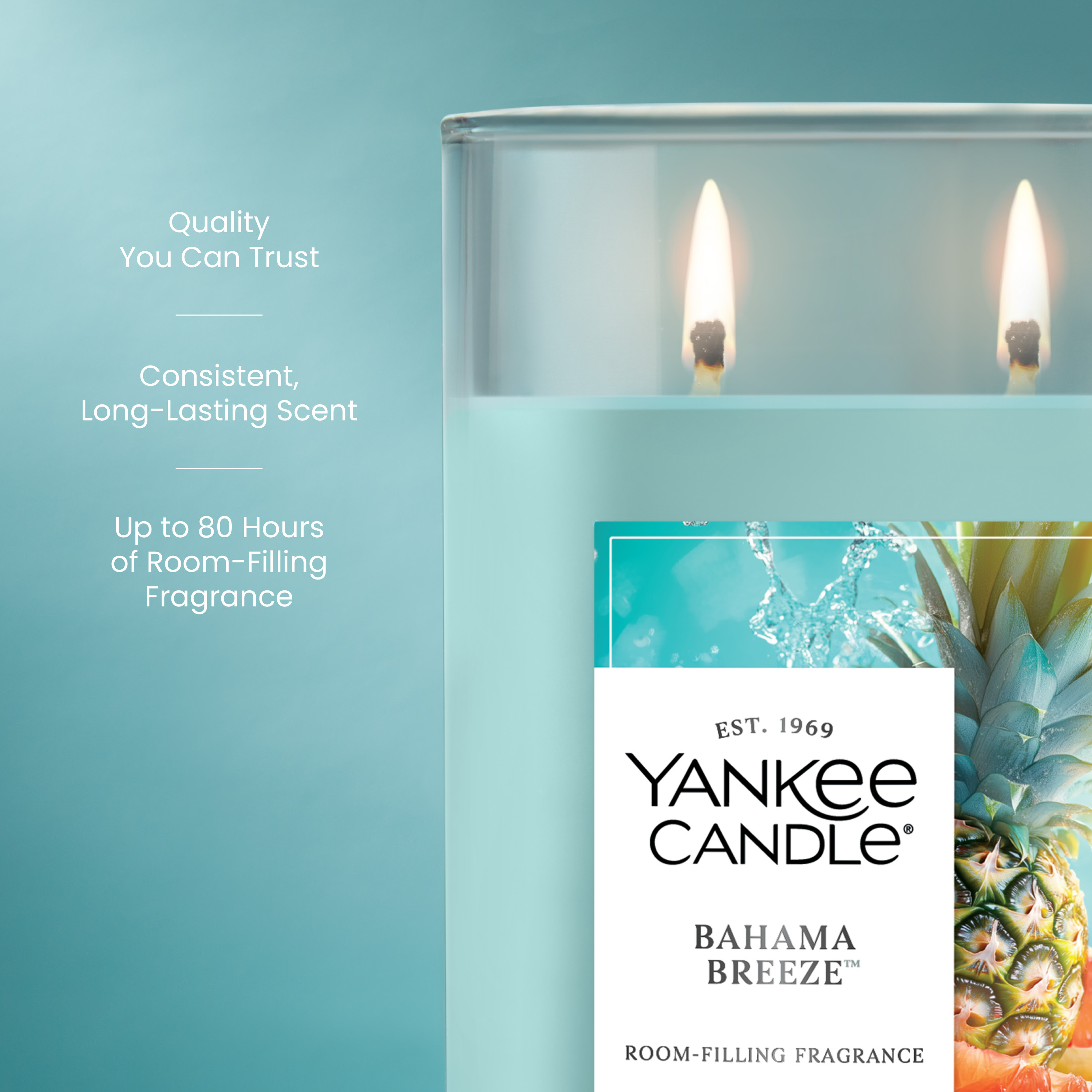 Bahama Breeze Large Tumbler Candle