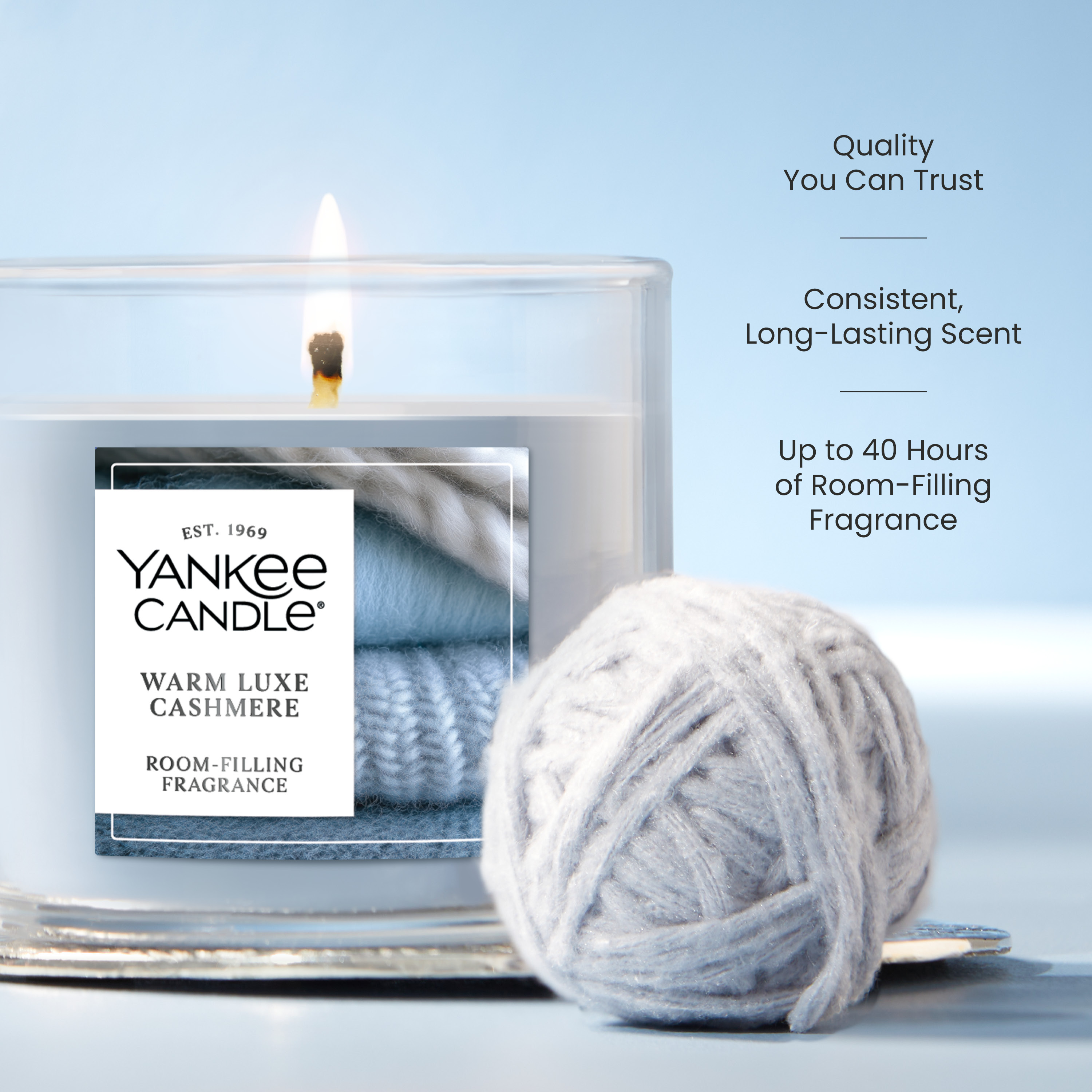 Warm Luxe Cashmere Small Tumbler Candle - Thumbnail 2