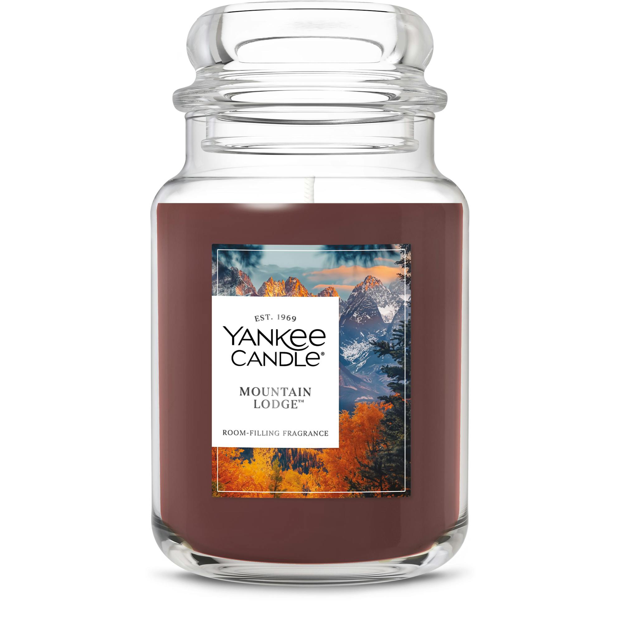 Yankee Candle Mountain Lodge Original Large Jar Candles, 22 oz In Brown