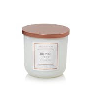 bronze oud soy wax blend jar candle