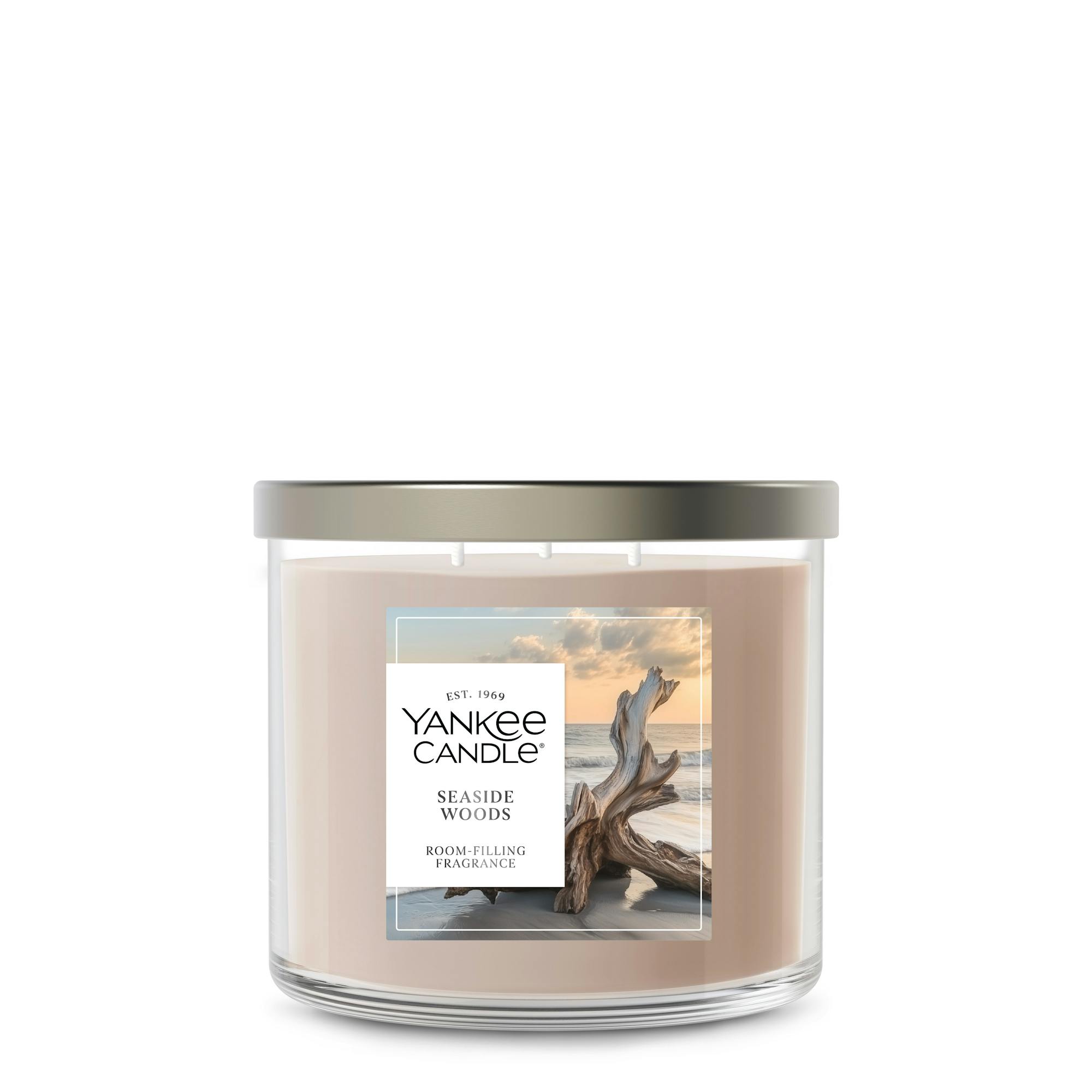 Yankee Candle Seaside Woods 3-wick Candles, 14.5 oz In Neutral