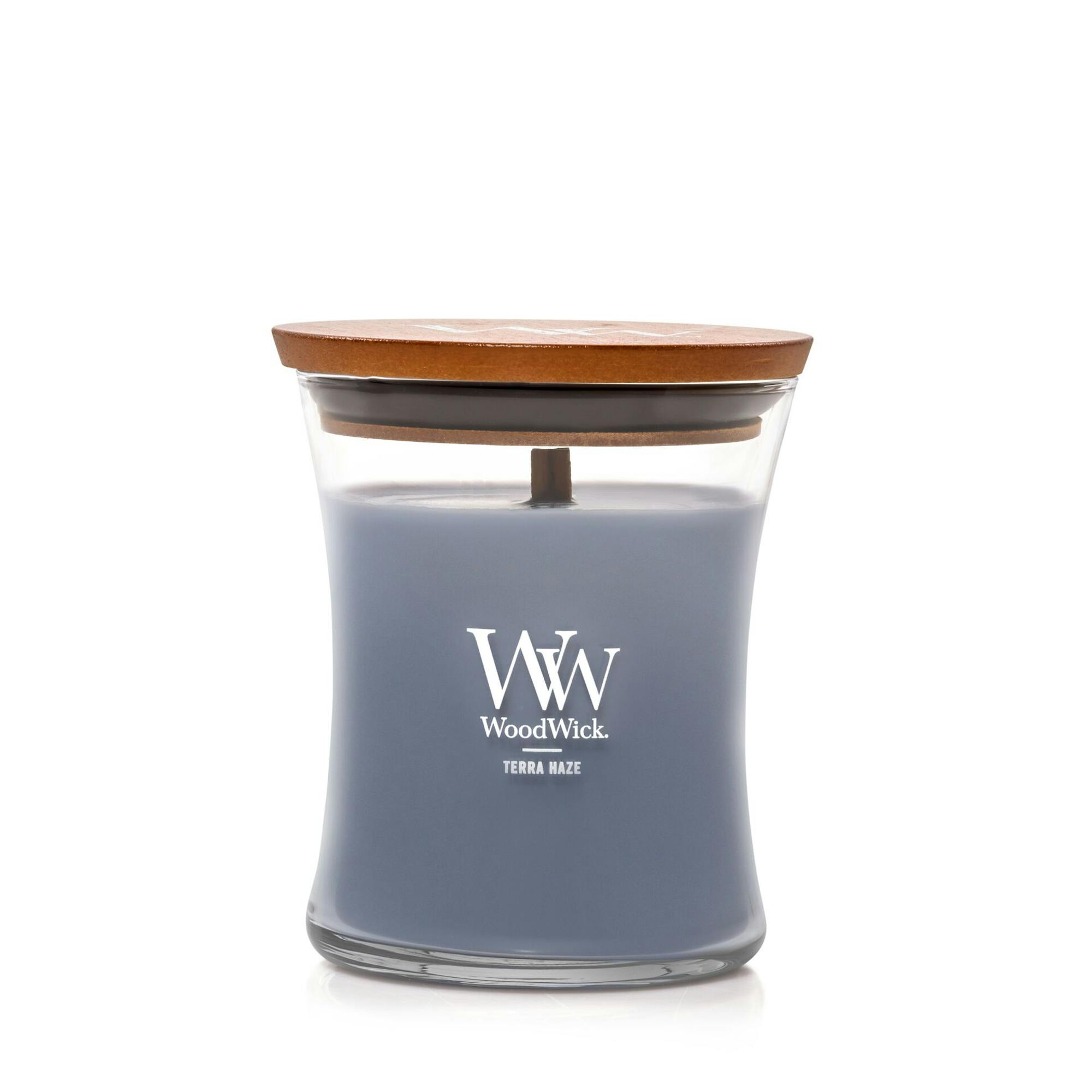 Woodwick Terra Haze Medium Hourglass Candle, 9.7 oz