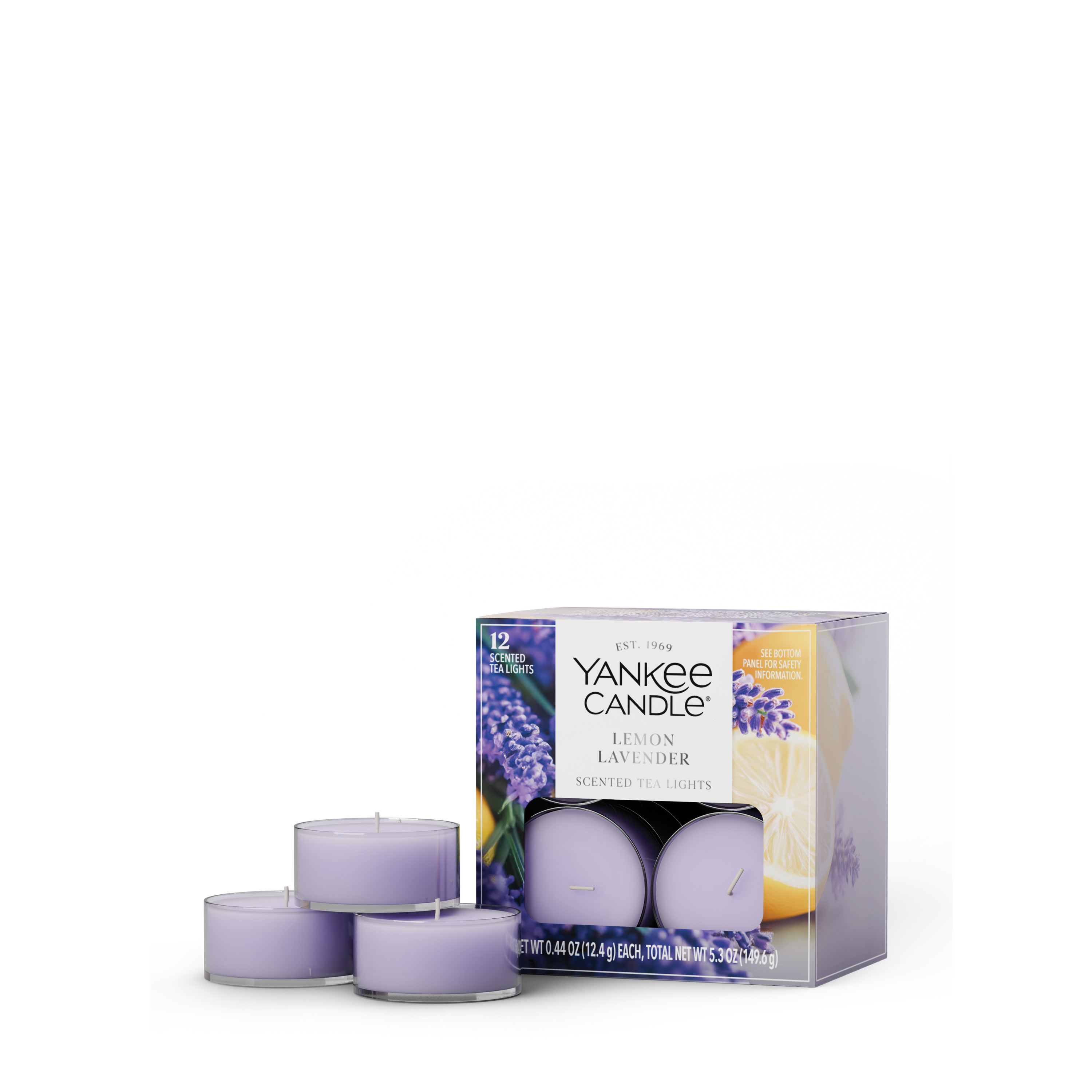 Lemon Lavender Tea Light Candles - Thumbnail 2