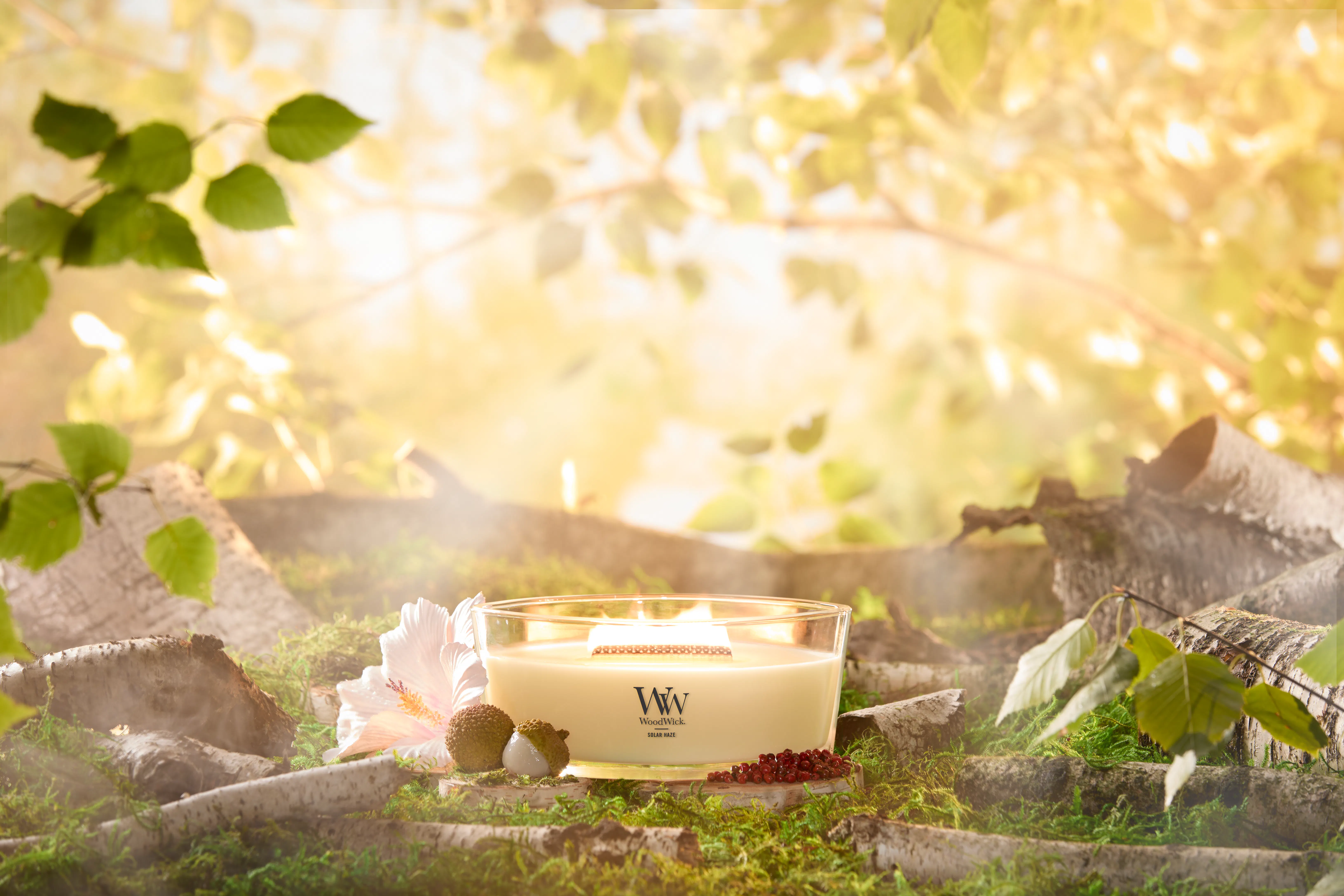 Solar Haze WoodWick® Ellipse Candle - Ellipse Candles | Yankee Candle
