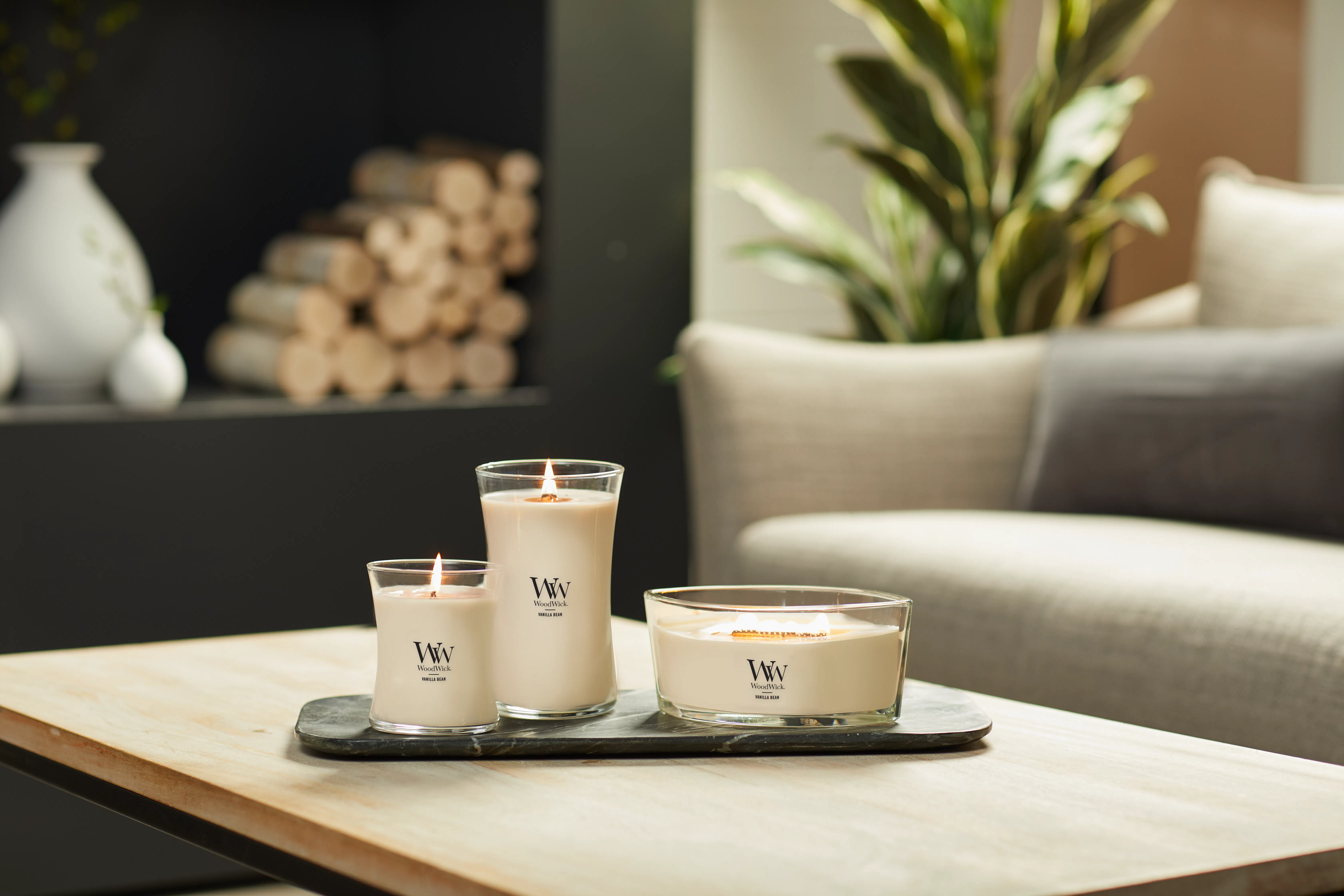 Vanilla Bean WoodWick® Ellipse Candle - Ellipse Candles | Yankee