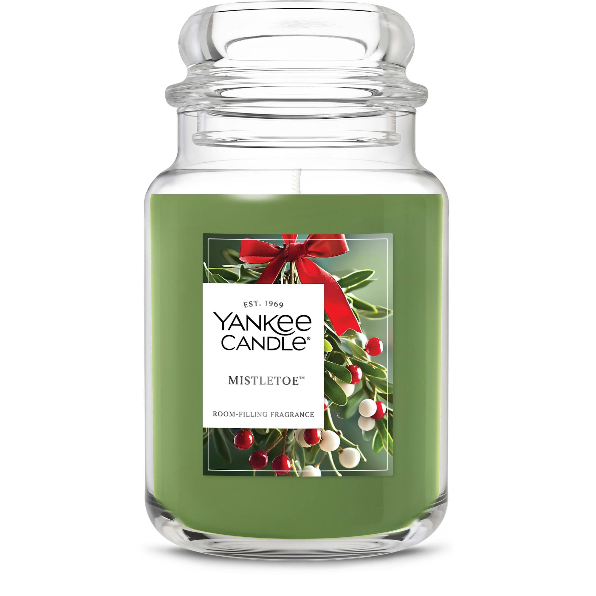 Yankee Candle Mistletoe Original Large Jar Candles, 22 oz In Green