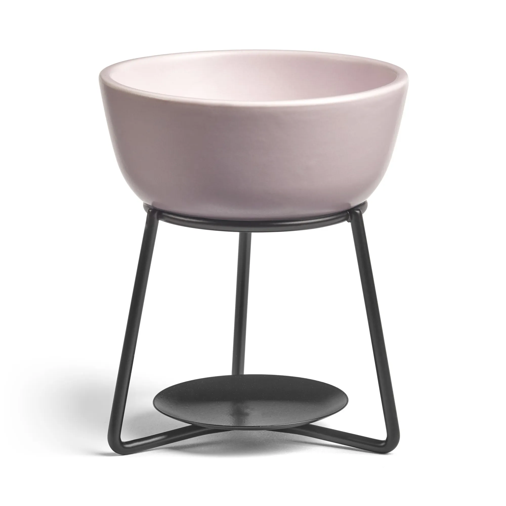 Pebble Wax Burner - Grey Lilac Wax Melt Burner Yankee Candle, Pebble (Grey Lilac)