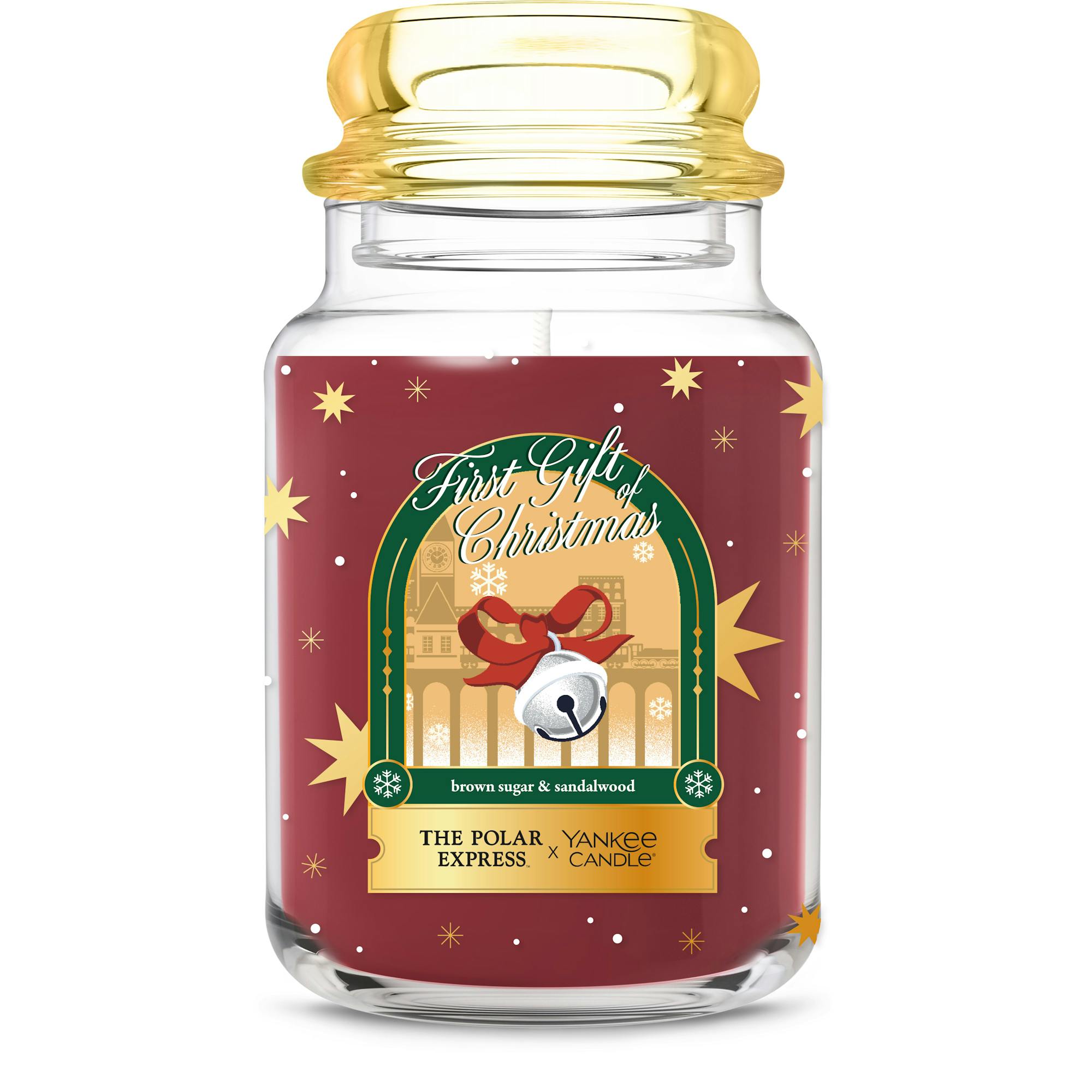 Yankee Candle First Gift Of Christmas Original Large Jar Candle, 22 oz In Red