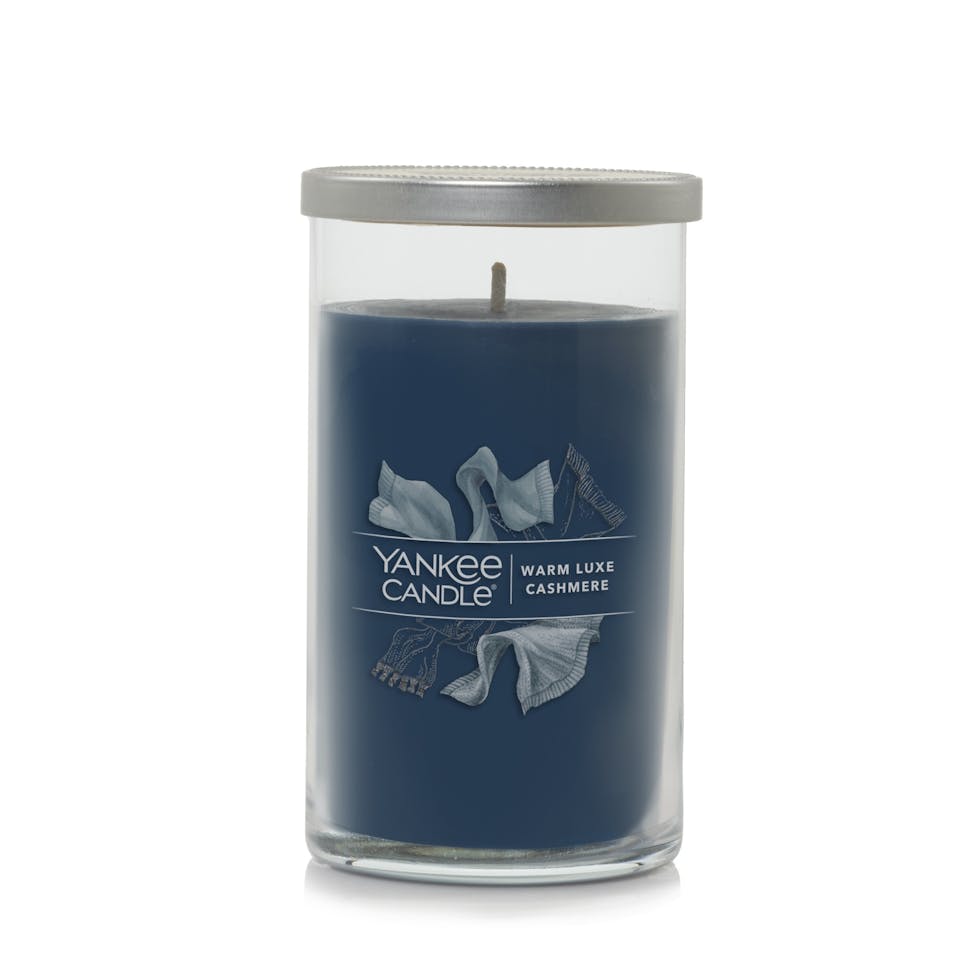 Warm Luxe Cashmere Signature Medium Pillar Candle