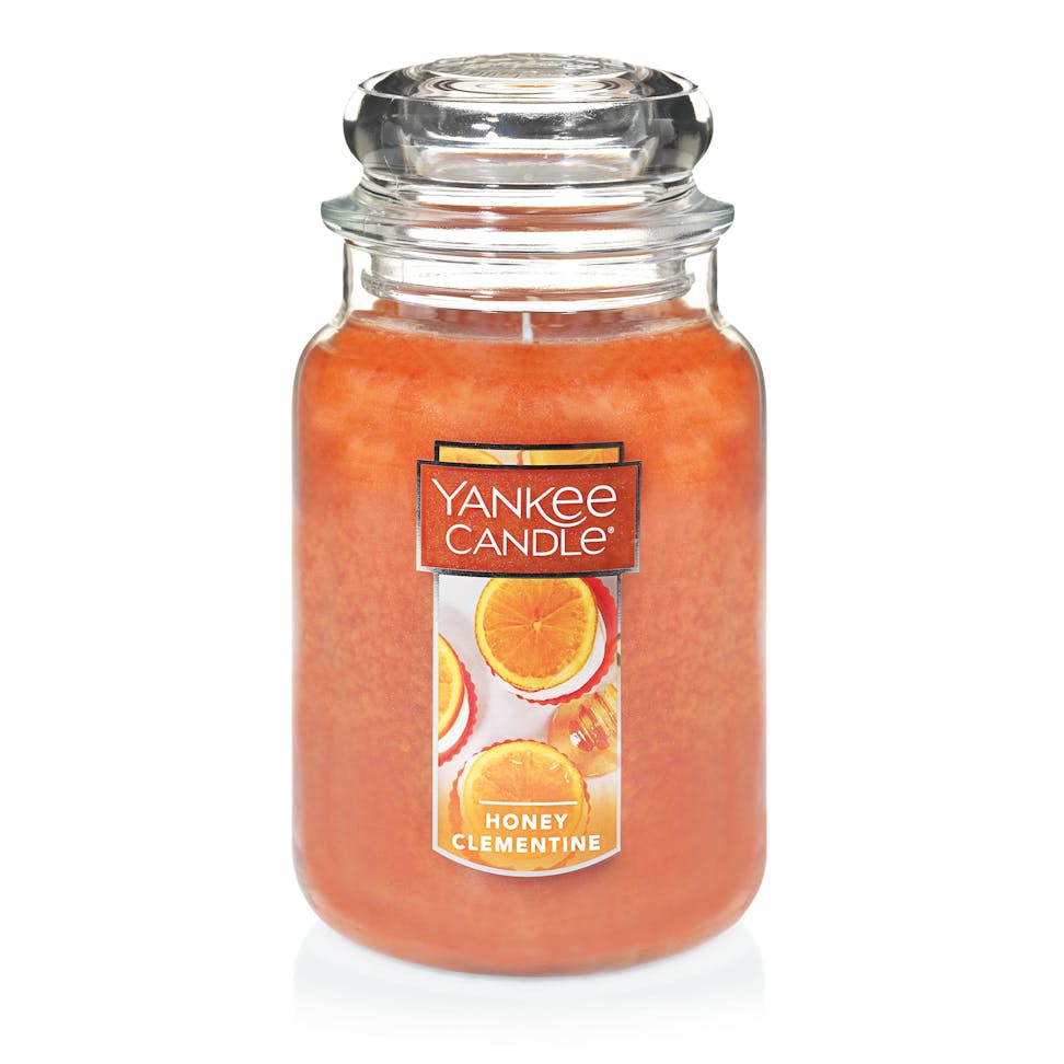honey clementine orange candles