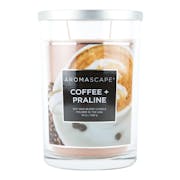 coffee praline aromascape collection large jar candle