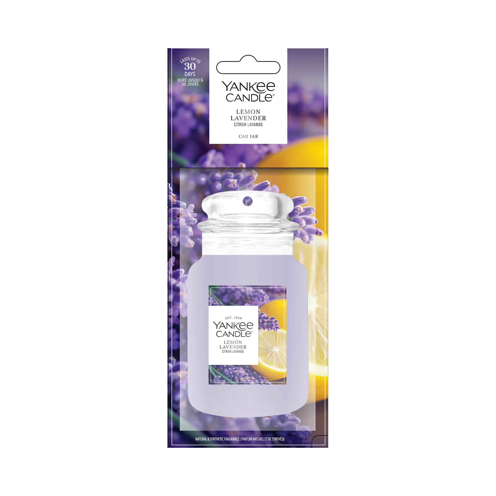 Lemon Lavender Car Air Freshener Yankee Candle, Purple | Citrus