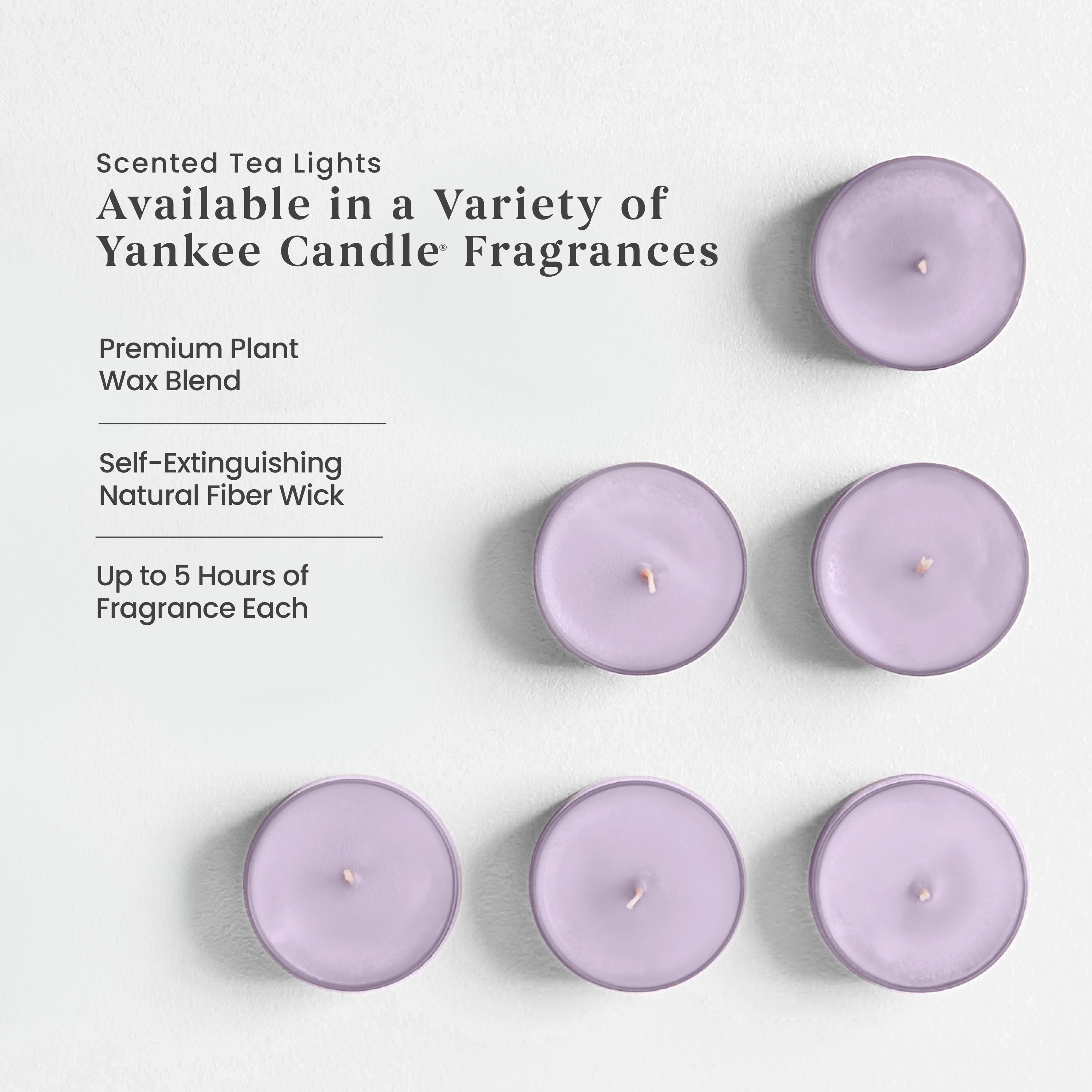 Lemon Lavender Tea Light Candles - Thumbnail 3