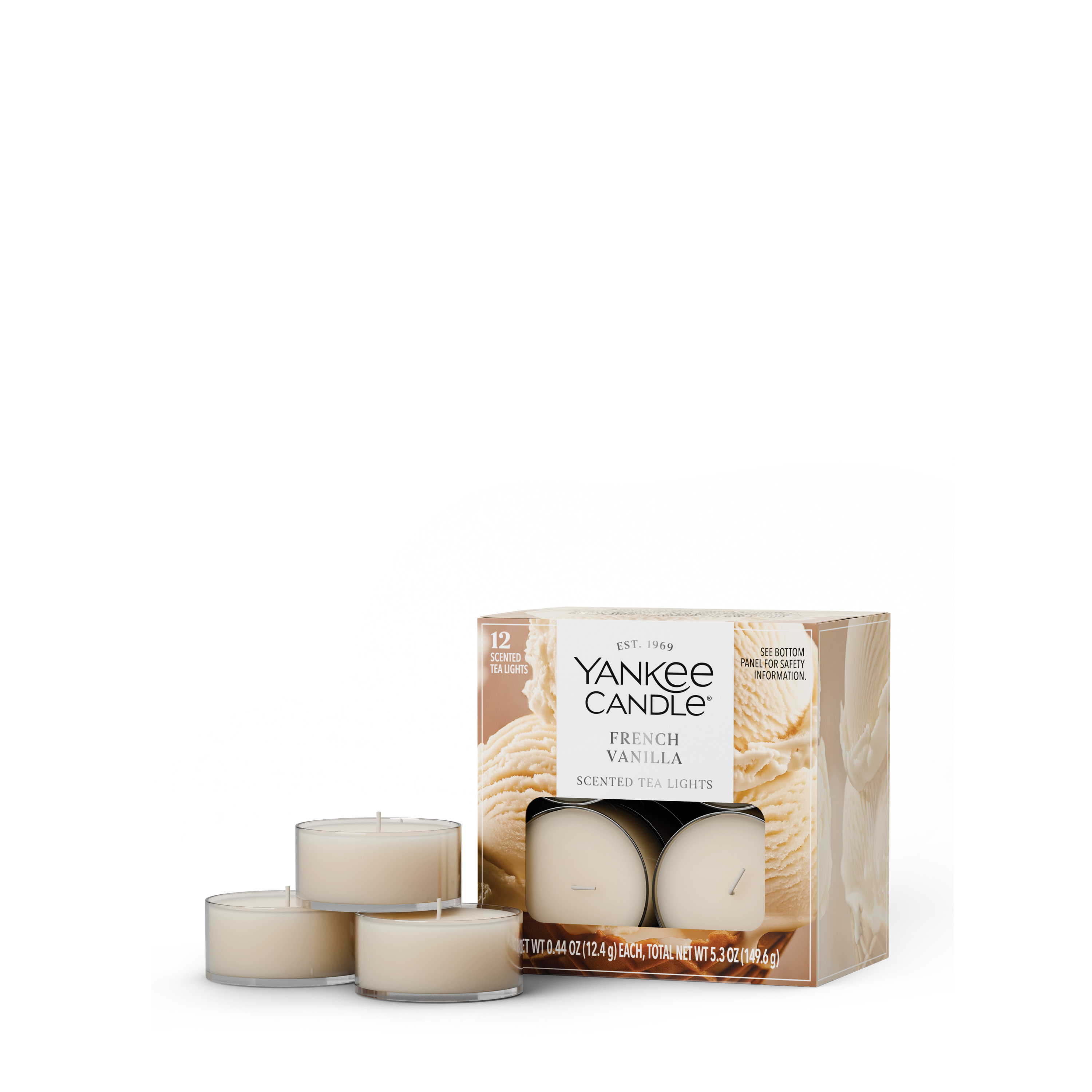 French Vanilla Tea Light Candles