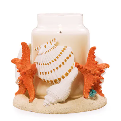 Seashell Jar Candle Holder