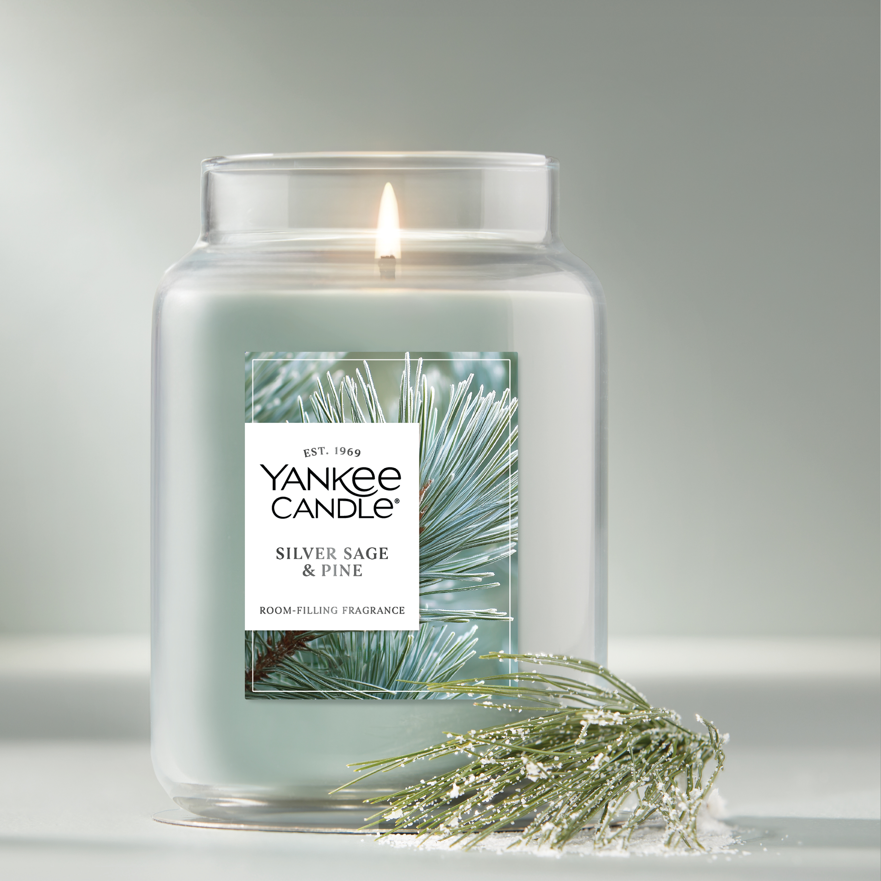 Silver Sage & Pine Original Large Jar Candle