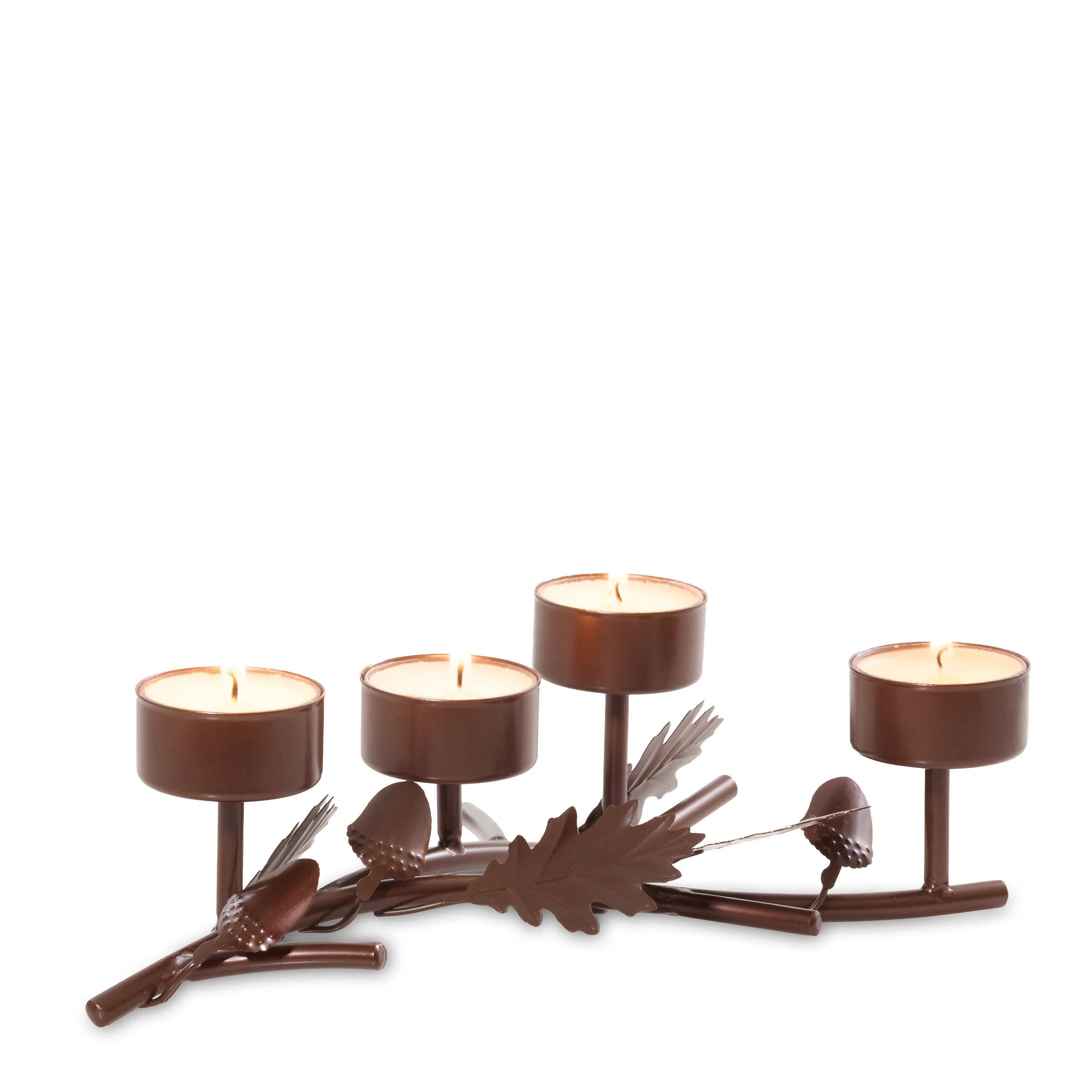 Acorn Branch Tea Light Candle Holder