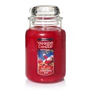 christmas eve large jar candles