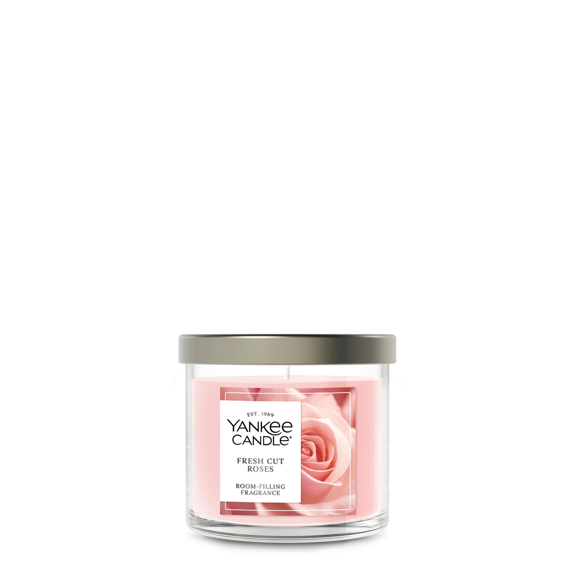 Yankee Candle Fresh Cut Roses Small Tumbler Candle, 4.3 oz