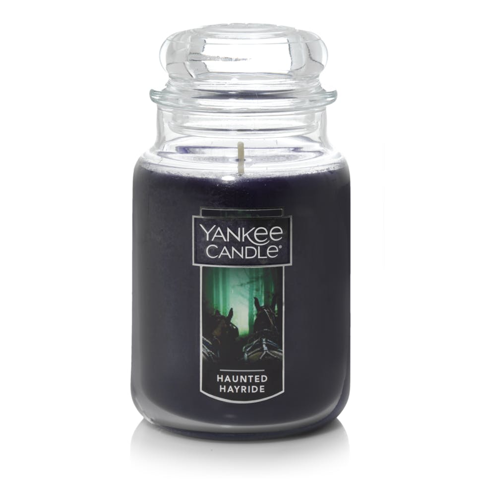 haunted hayride large jar candles