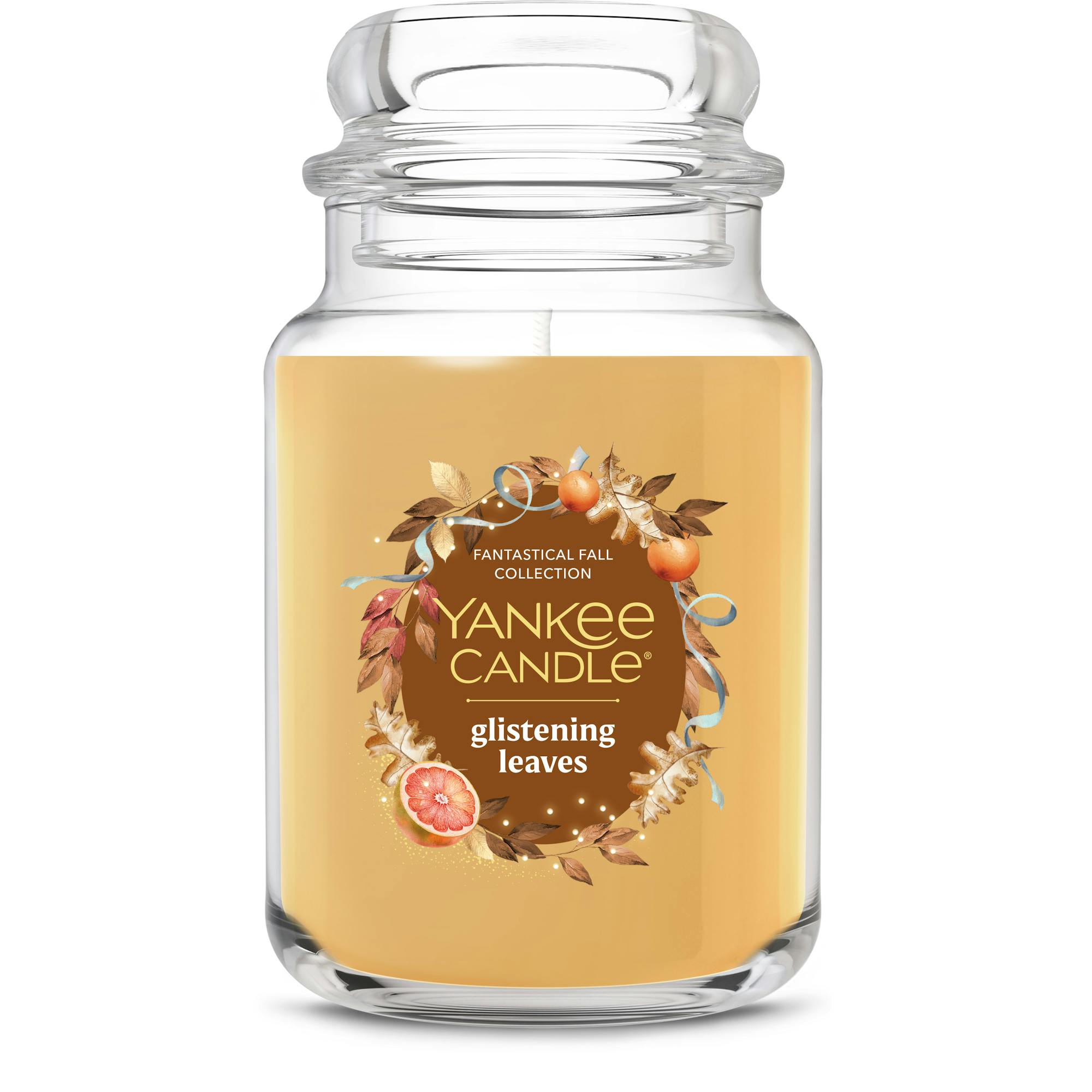 Yankee Candle Glistening Leaves Original Large Jar Candle, 22 oz In Multi