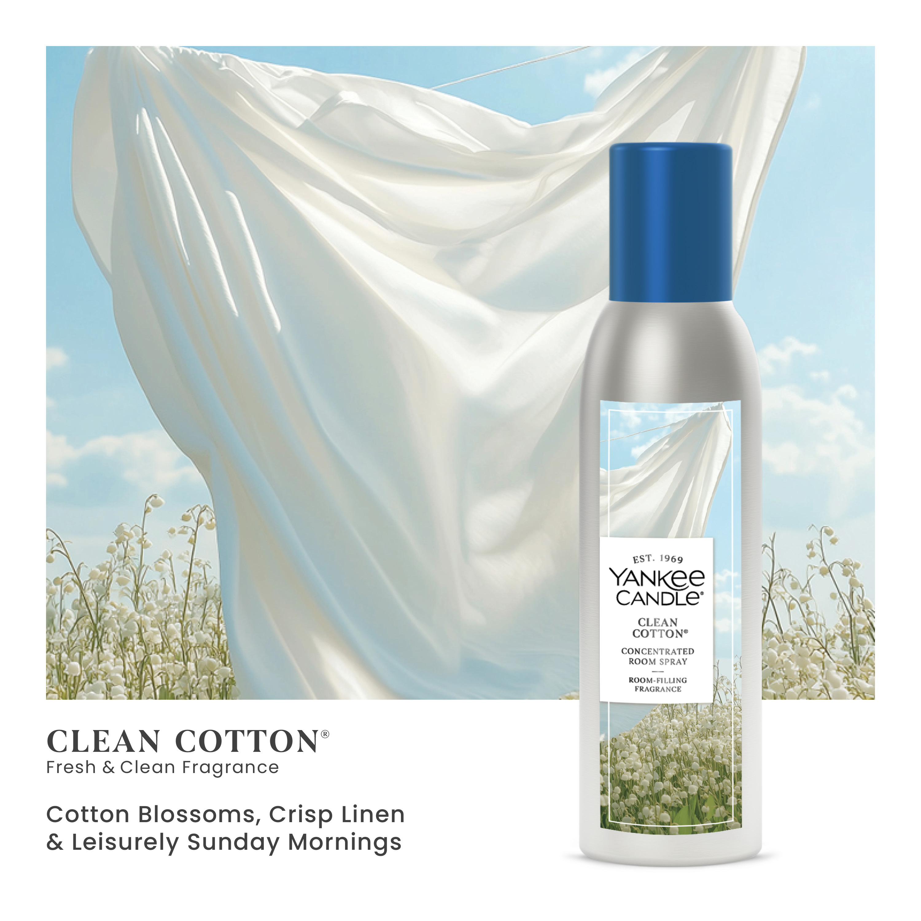 Clean Cotton | Fresh Home Scents | Yankee Candle