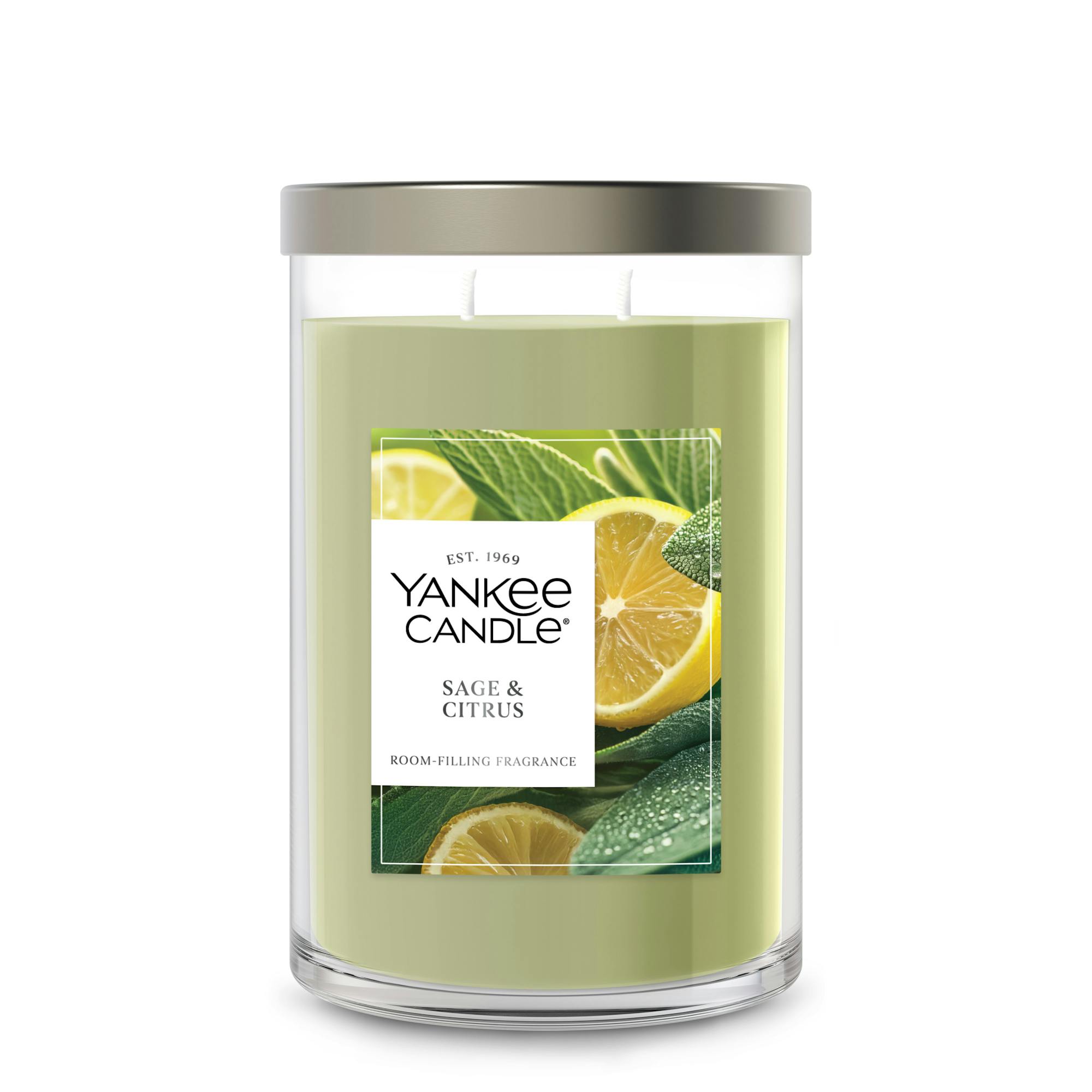 Yankee Candle Sage And Citrus Large Tumbler Candle, 20 oz In Multi