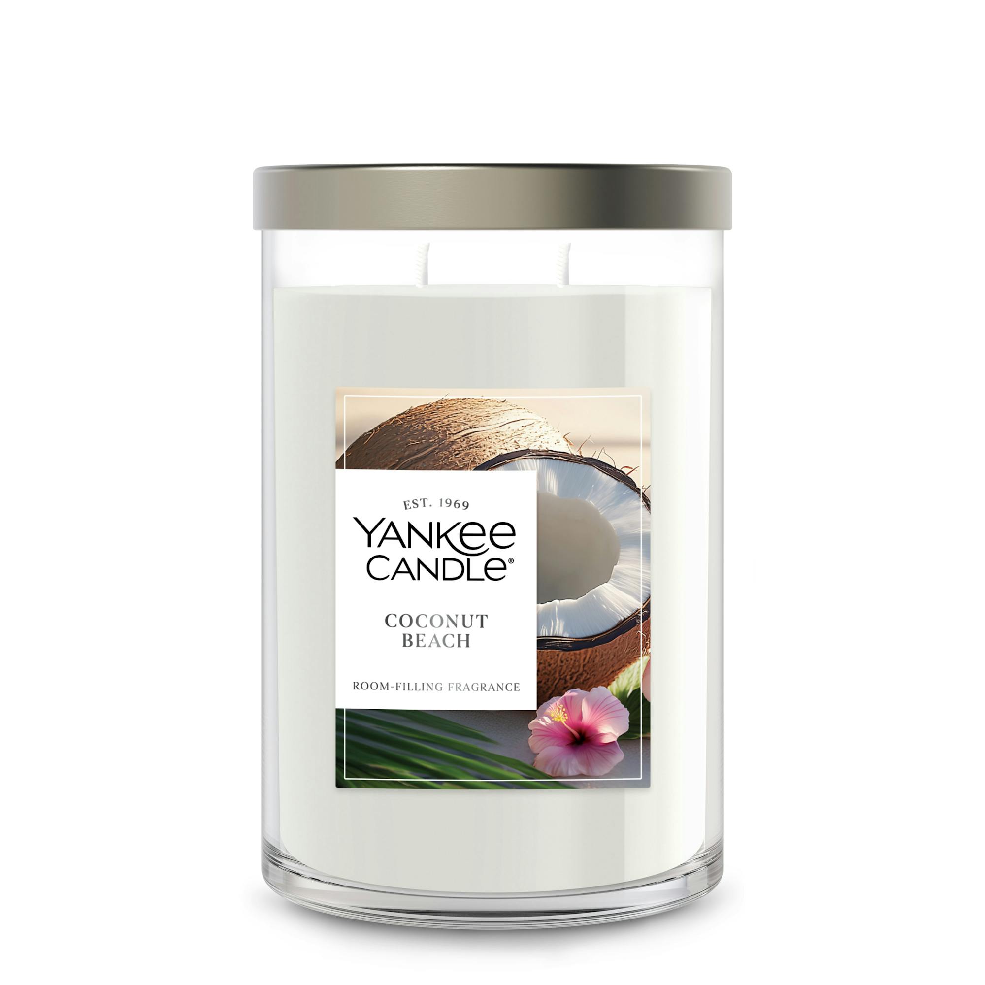 Yankee Candle Coconut Beach Large Tumbler Candle, 20 oz In Gray
