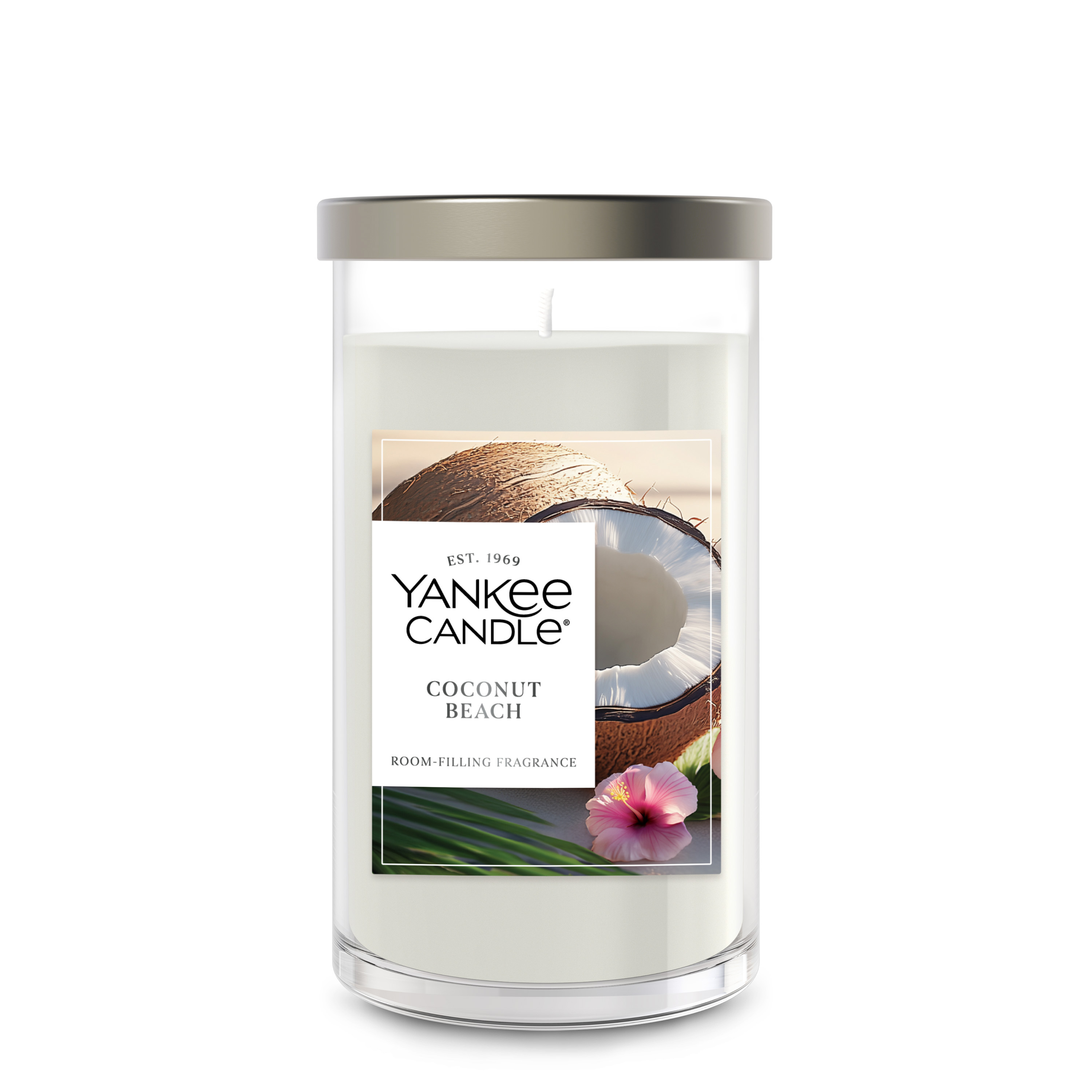 Coconut Beach Signature Medium Pillar Candle - Thumbnail 2