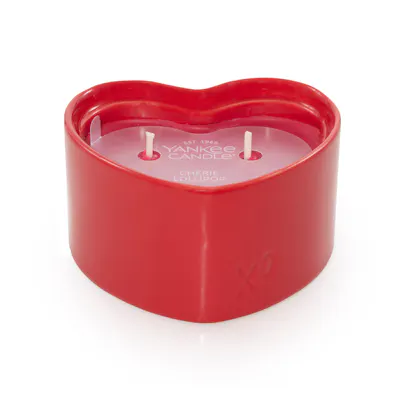 Ch&eacute;rie Lollipop Heart Candle
