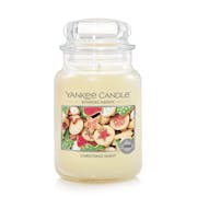 Large christmas wish jar candle
