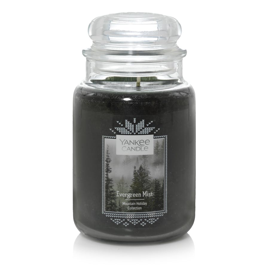 evergreen mist large jar candles
