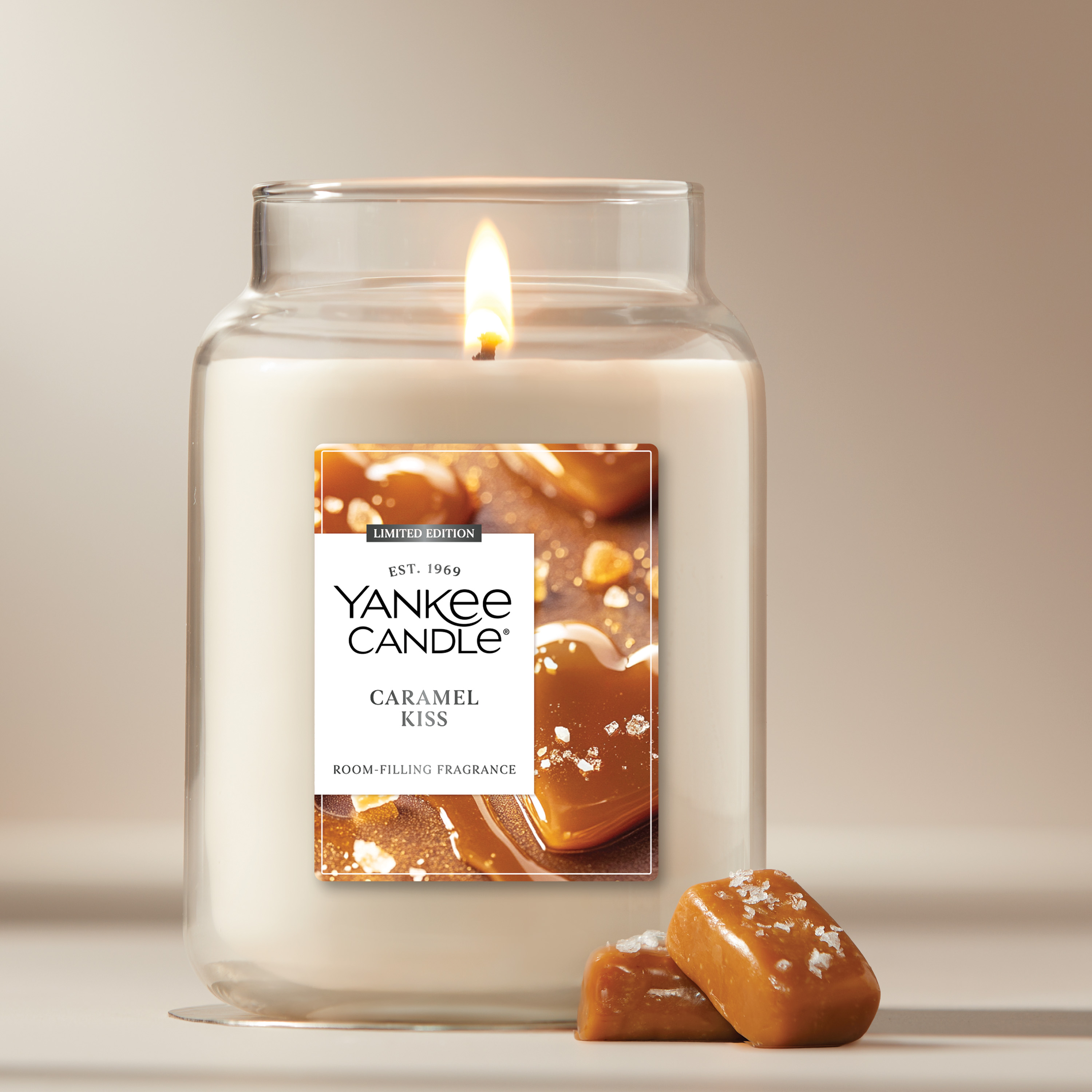 Caramel Kiss Original Large Jar Candle