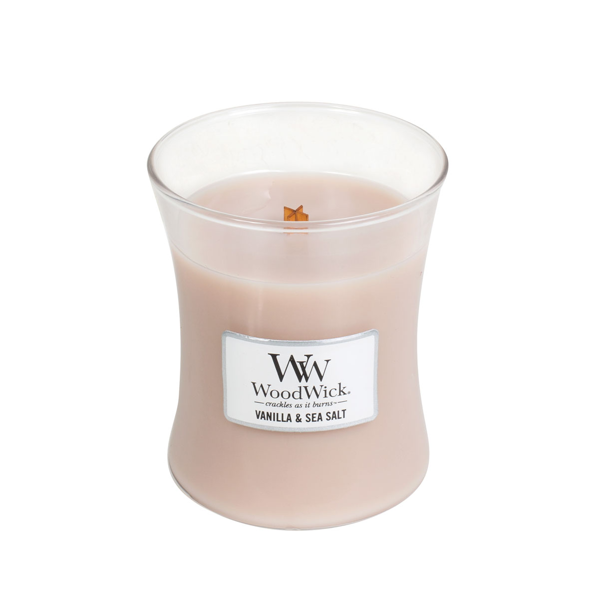 Vanilla & Sea Salt WoodWick® Medium Hourglass Candle - Medium