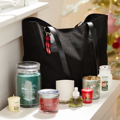 Black Festive Fragrance Tote