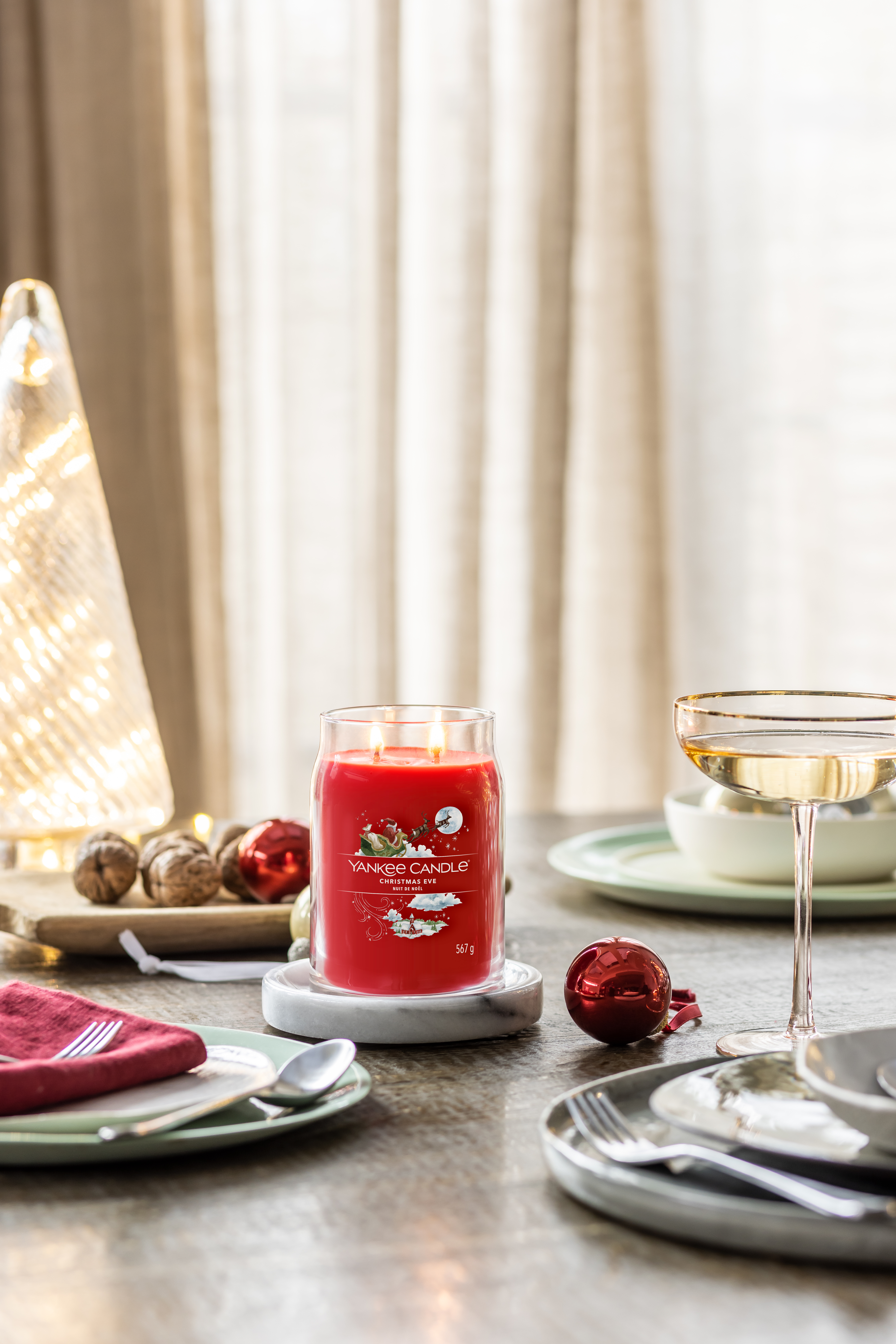 Père Noël à Skis - Petite bougie - Yankee Candle Père Noël à Skis - Petite bougie - Yankee Candle