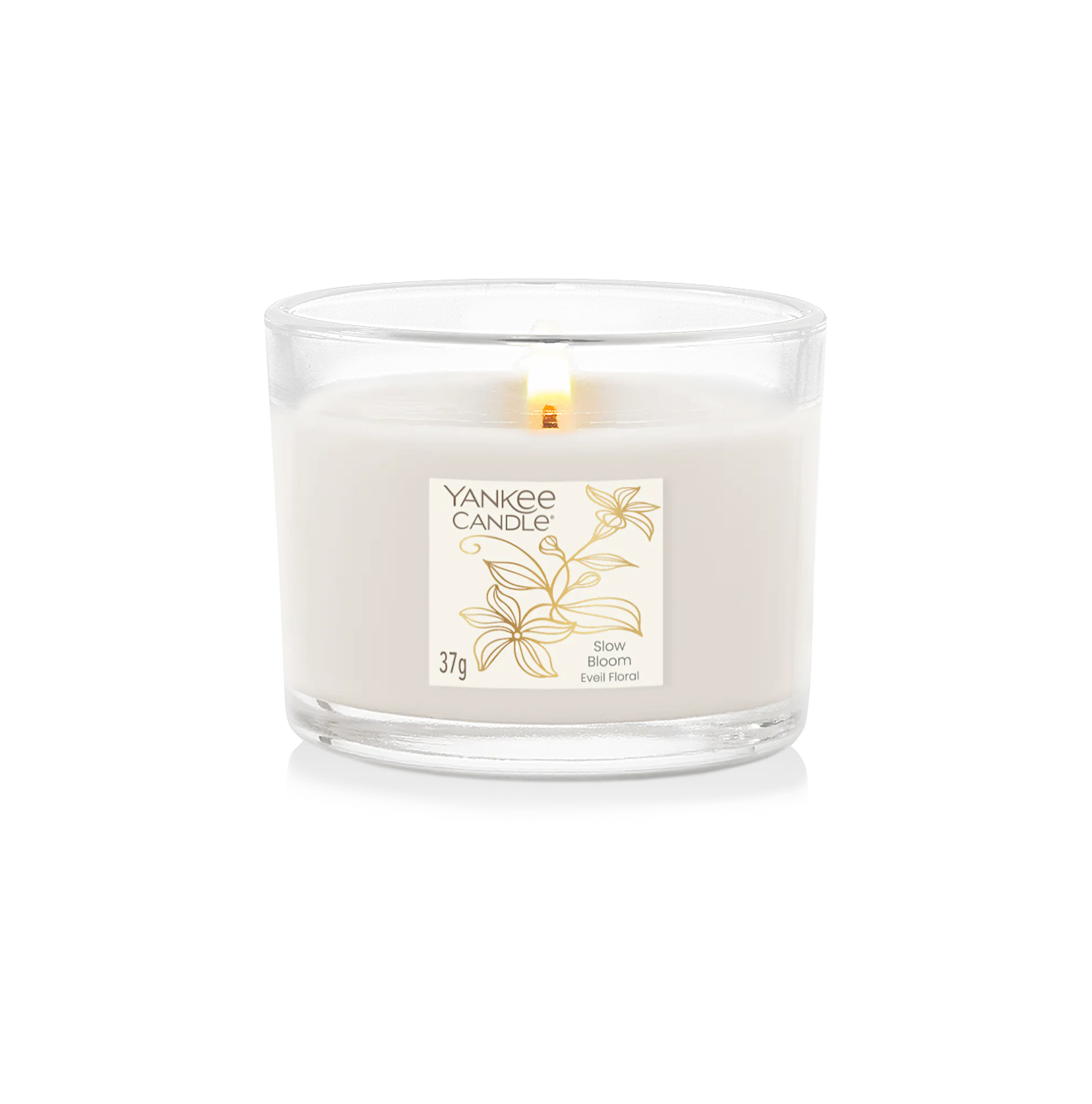 Slow Bloom Candle Yankee Candle, Pink, 5.4cm x 4.4cm | Woody